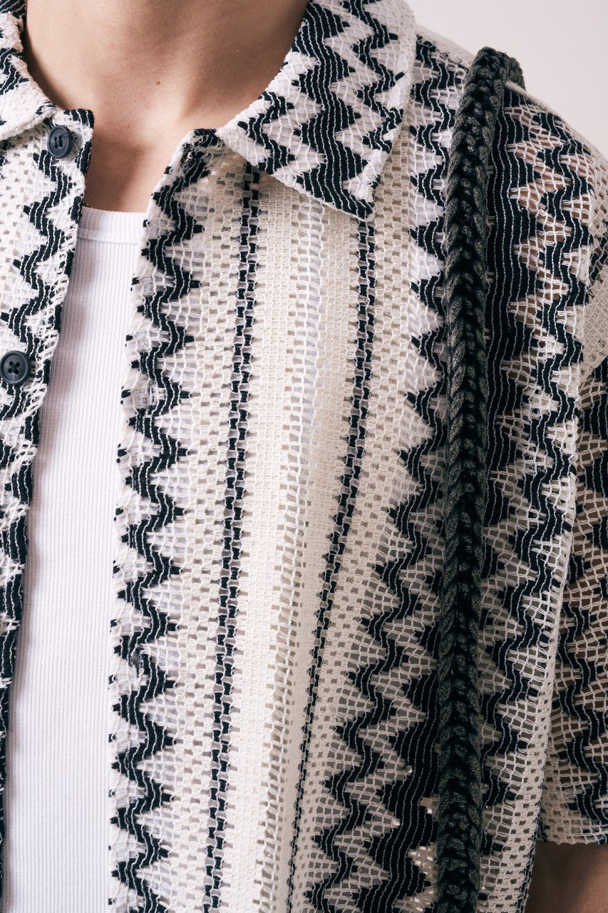 Wholesale Men's Black Shirt 1609W26-6371 