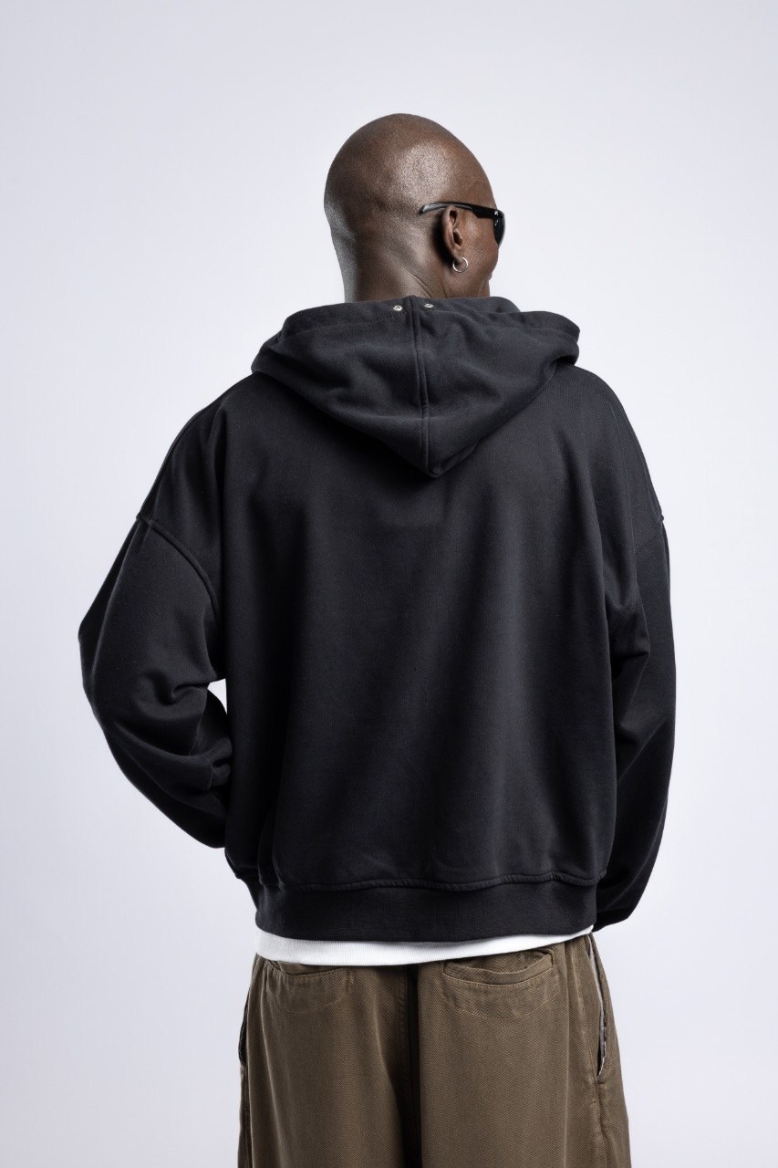 Wholesale Men's Black Sweatshirt  1503FW27-MRT-4647
