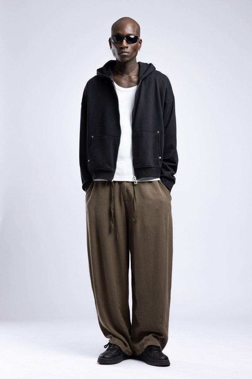 Wholesale Men's Black Sweatshirt  1503FW27-MRT-4647