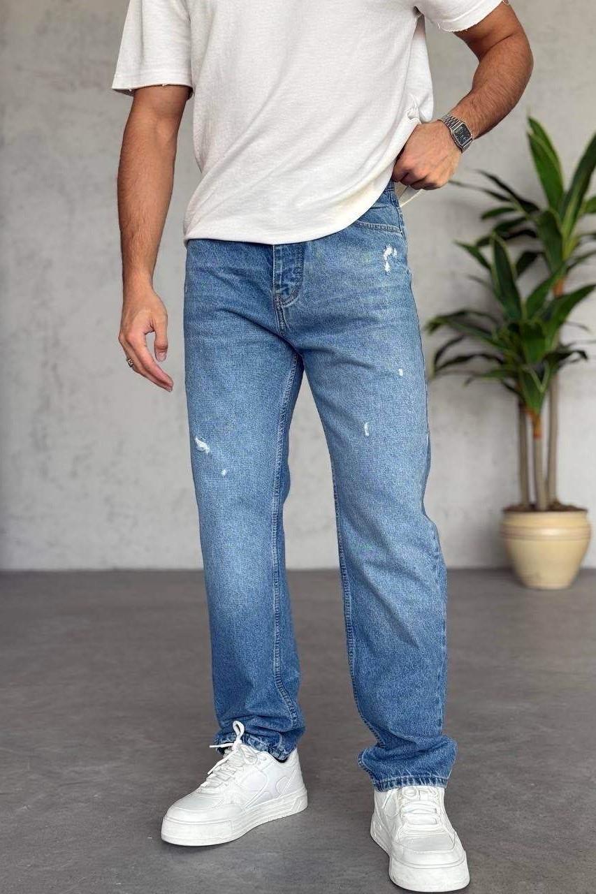 Wholesale Men's Blue Baggy Jeans 1504W26-PNT3252