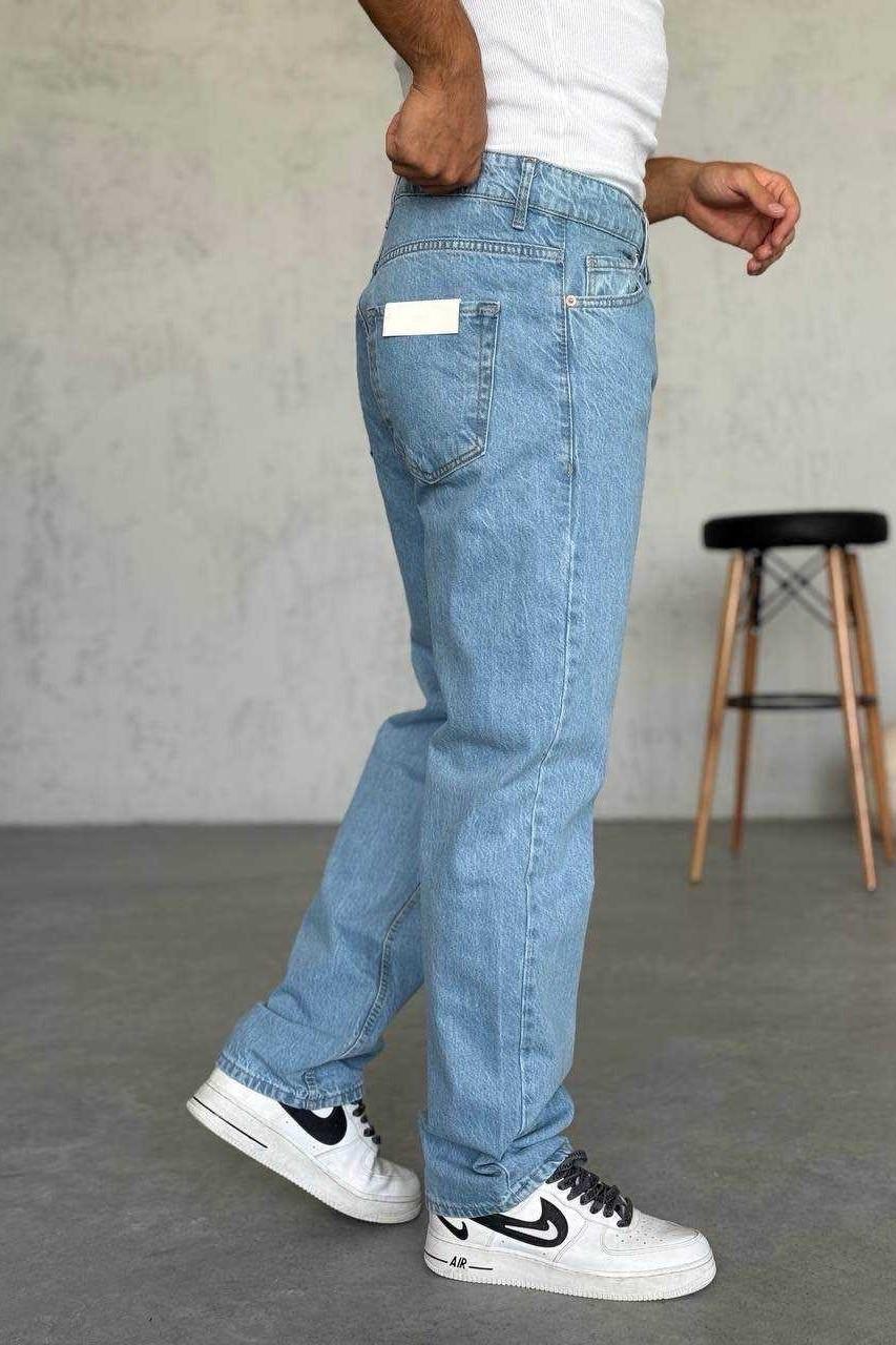 Wholesale Men's Blue Baggy Jeans 1504W26-PNT2501