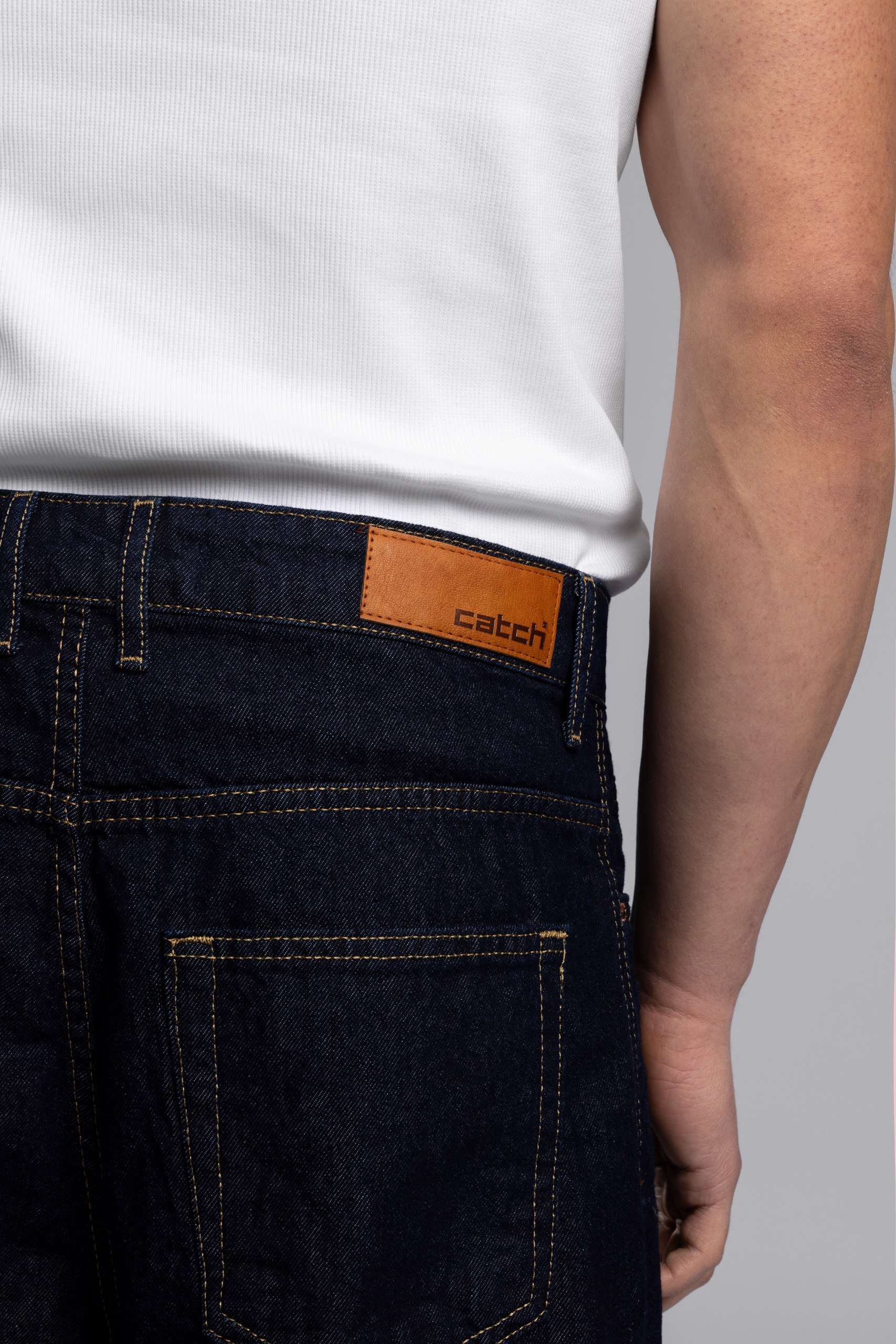 Wholesale Men's Blue Baggy Jeans 1503W26-6609-BAGGY