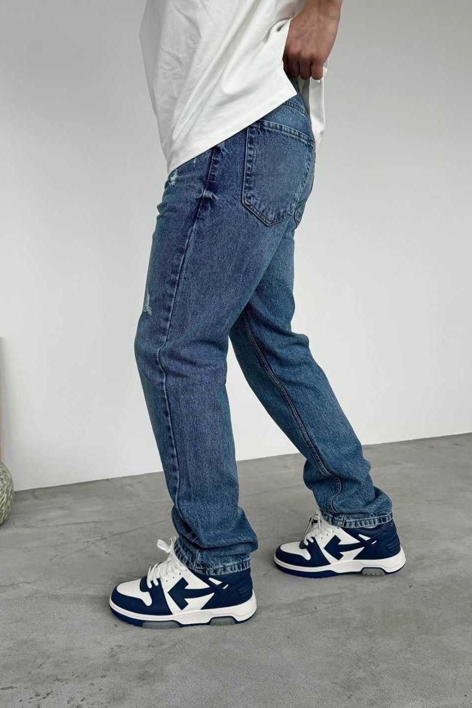 Wholesale Men's Blue Baggy Jeans 1504W26-PNT2504