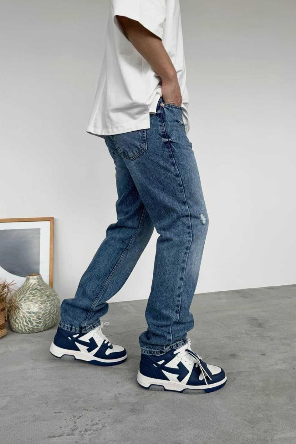 Wholesale Men's Blue Baggy Jeans 1504W26-PNT2452