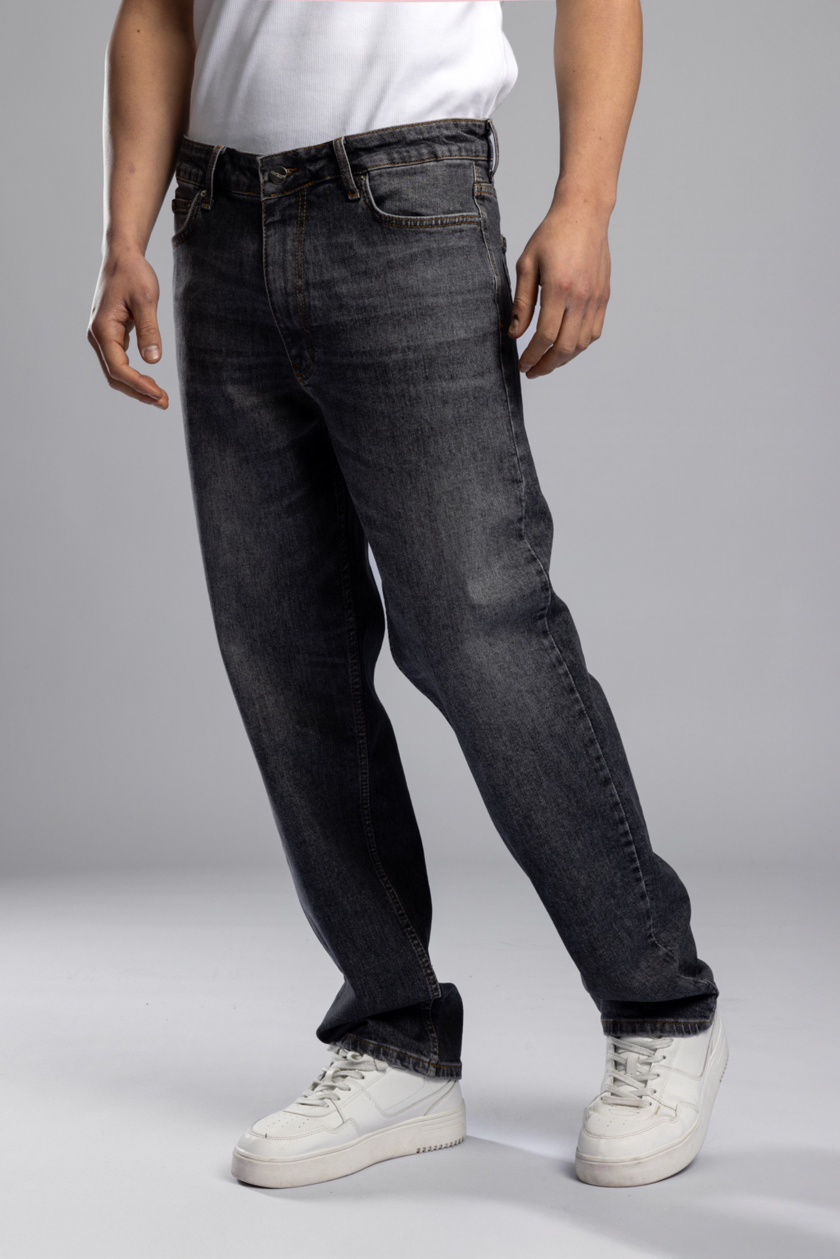 Wholesale Men's Blue Baggy Jeans 1503W26-6598-L