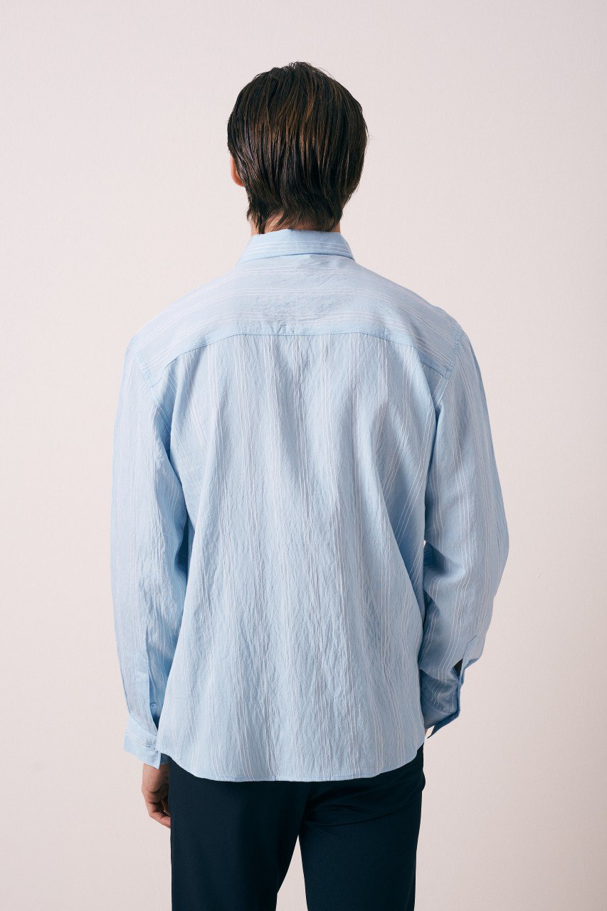 Wholesale Men's Blue Shirt 1609W26-6393 