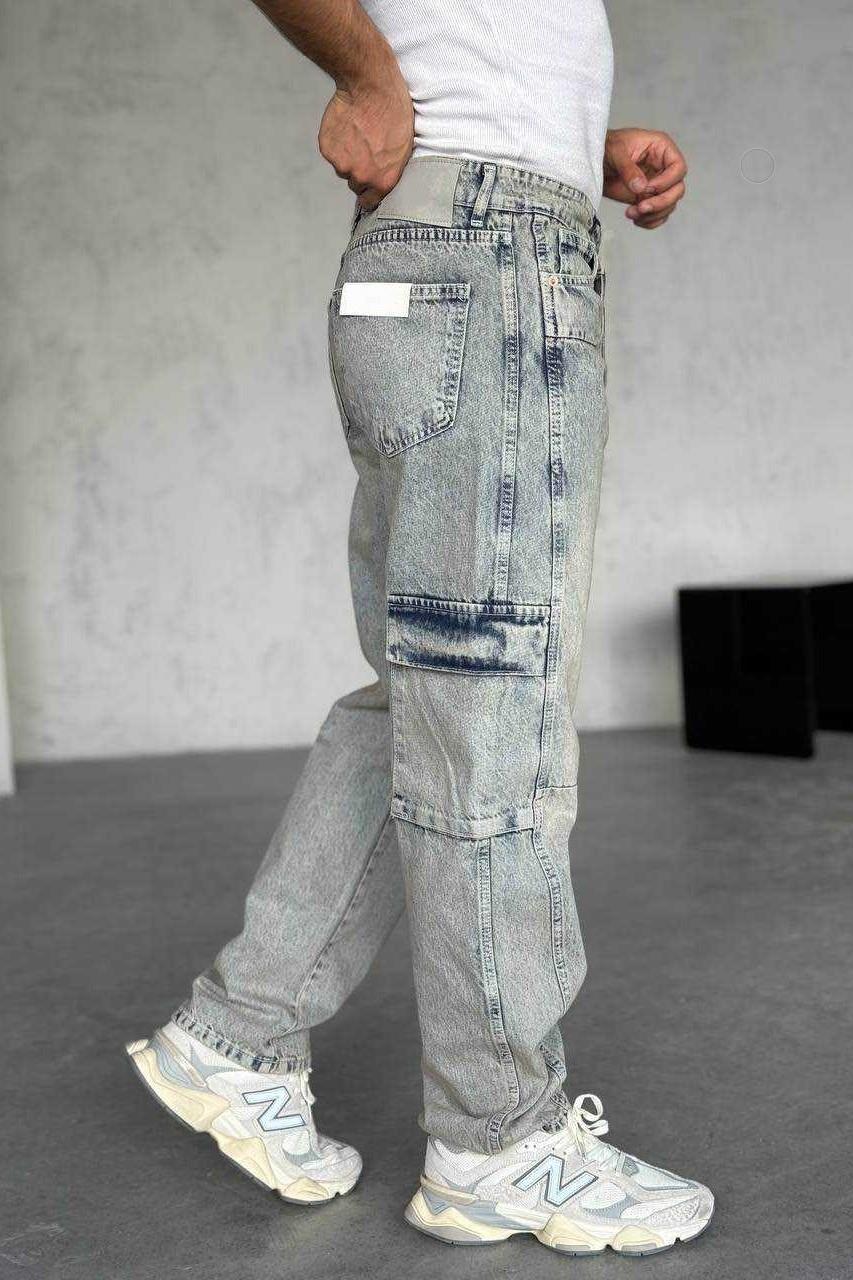 Wholesale Men's Blue Skater Jeans 1504W26-PNT3145