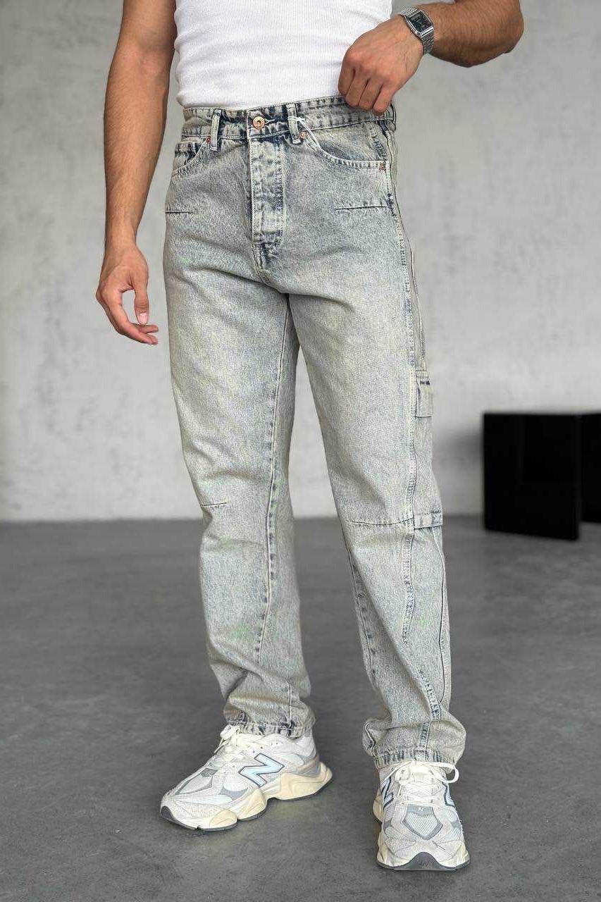 Wholesale Men's Blue Skater Jeans 1504W26-PNT3145