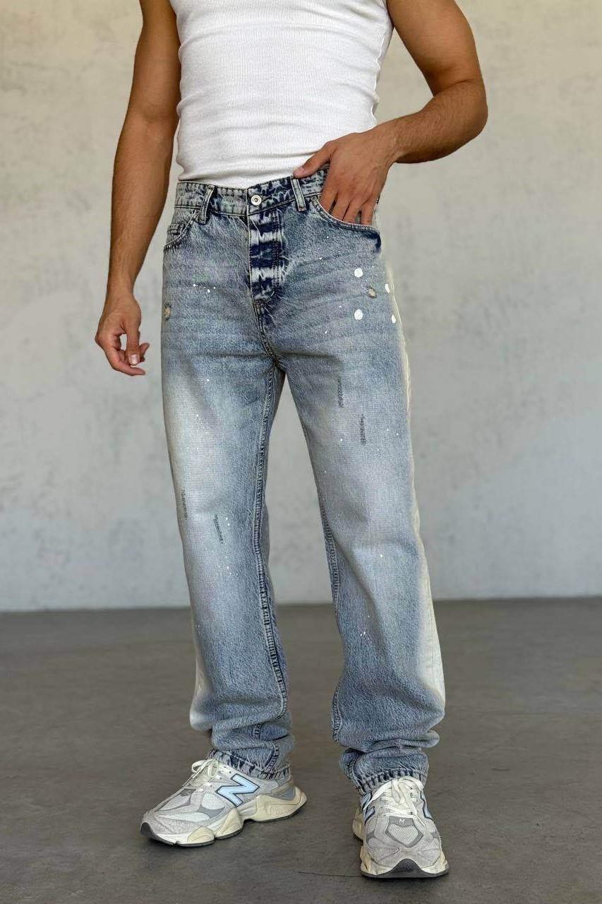 Wholesale Men's Blue Slim Fit Jeans 1504W26-PNT3196