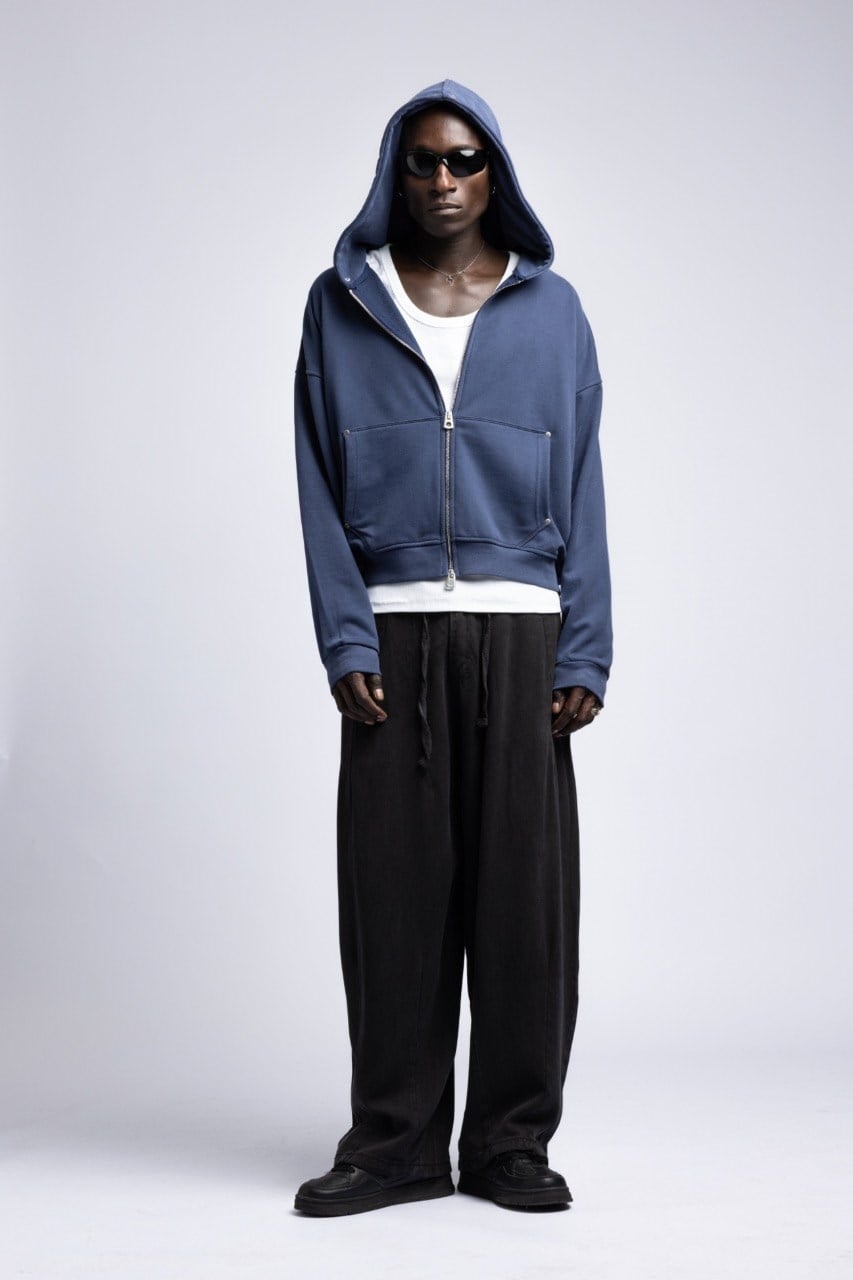 Wholesale Men's Blue Sweatshirt  1503FW27-MRT-4647