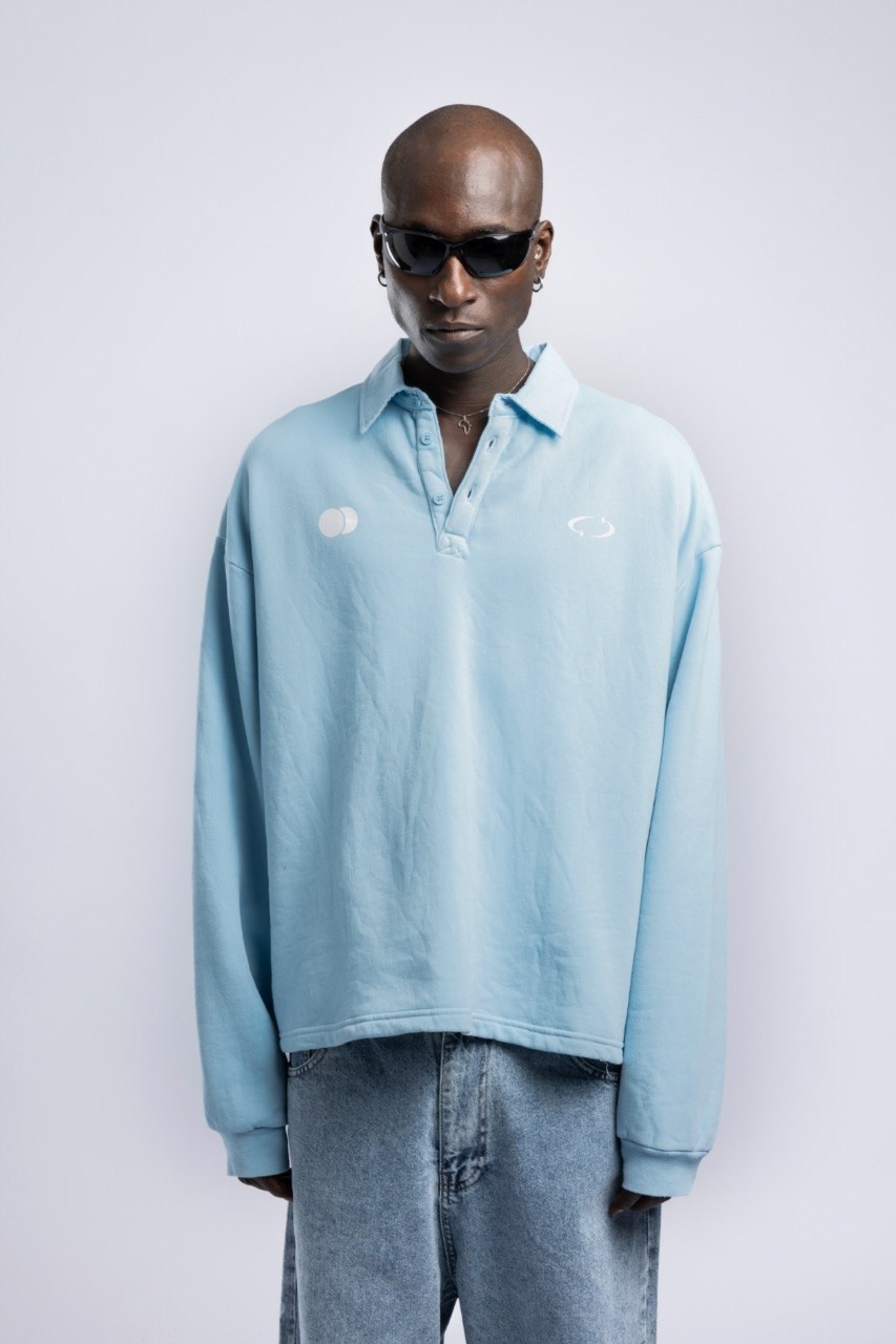 Wholesale Men's Blue Sweatshirt  1503FW27-MRT-4637