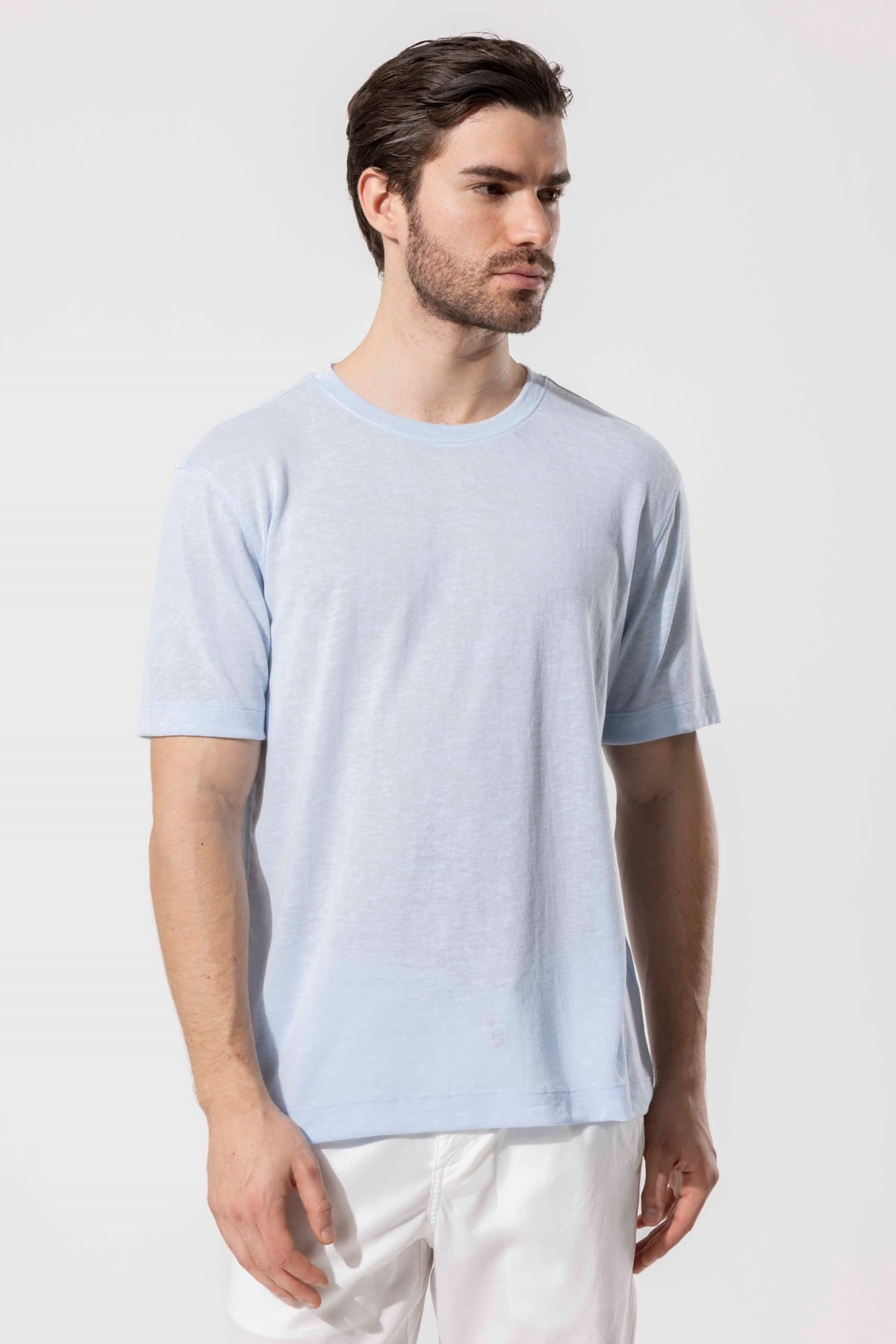 Wholesale Men's Blue T-Shirt 1606S26-VT-1036