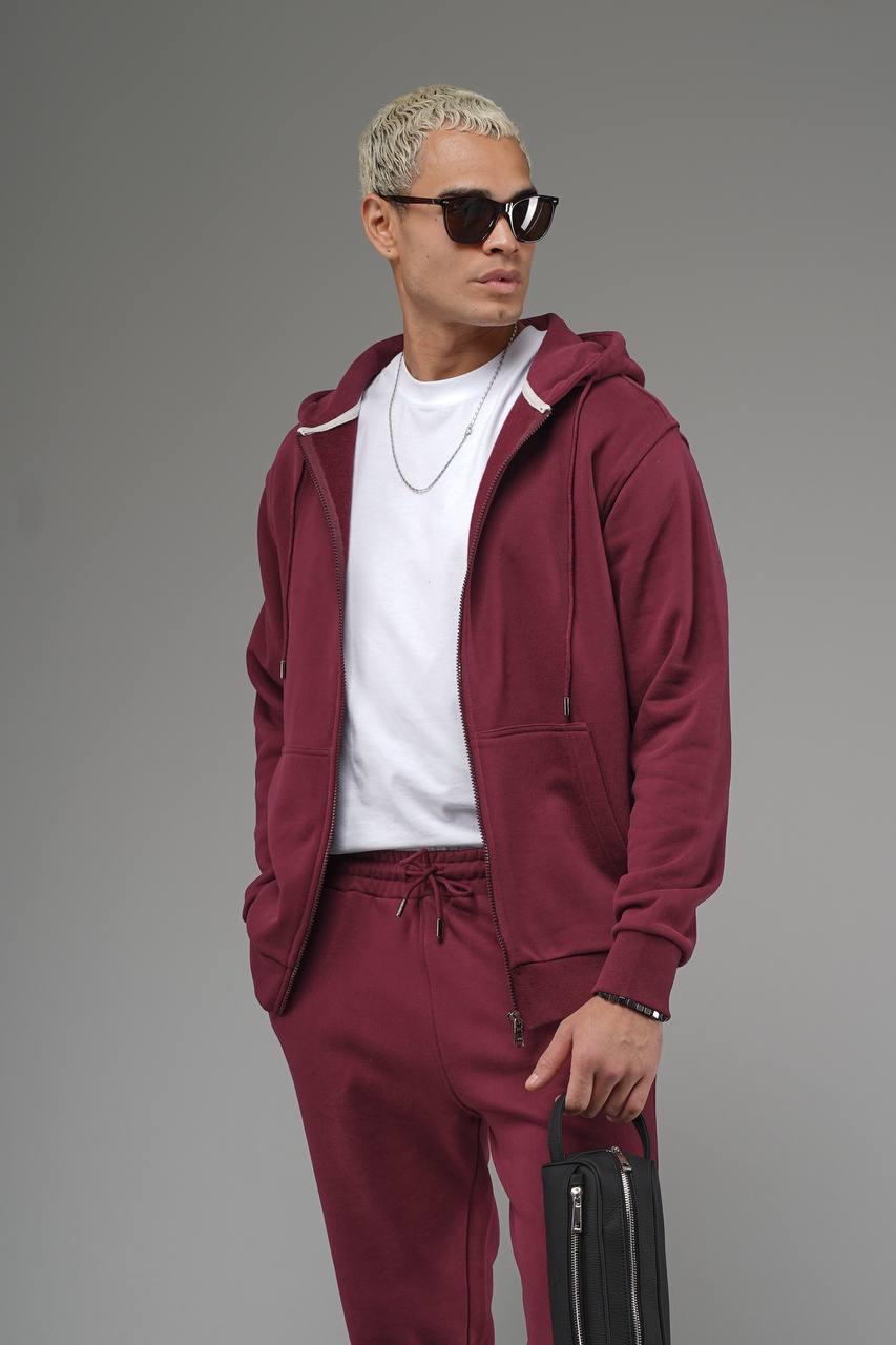 Wholesale Men's Bordeaux Tracksuit 1690W26-121