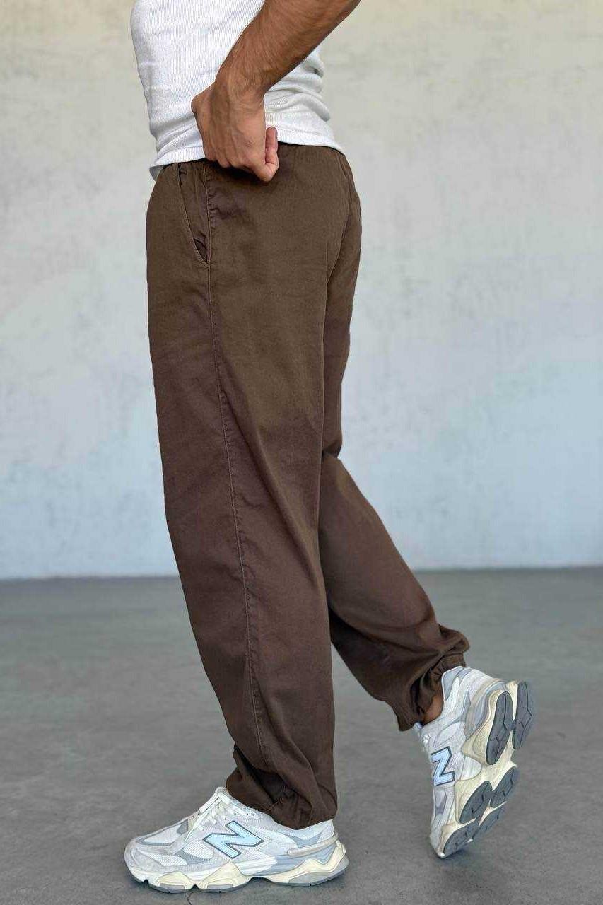 Wholesale Men's Brown Baggy Pants 1504W26-PNT5078