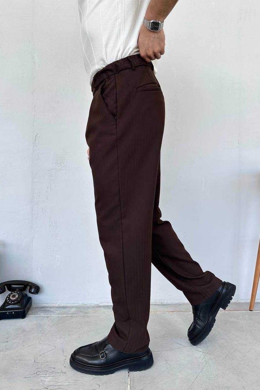 Wholesale Men's Brown Baggy Pants 1504W26-PNT5065