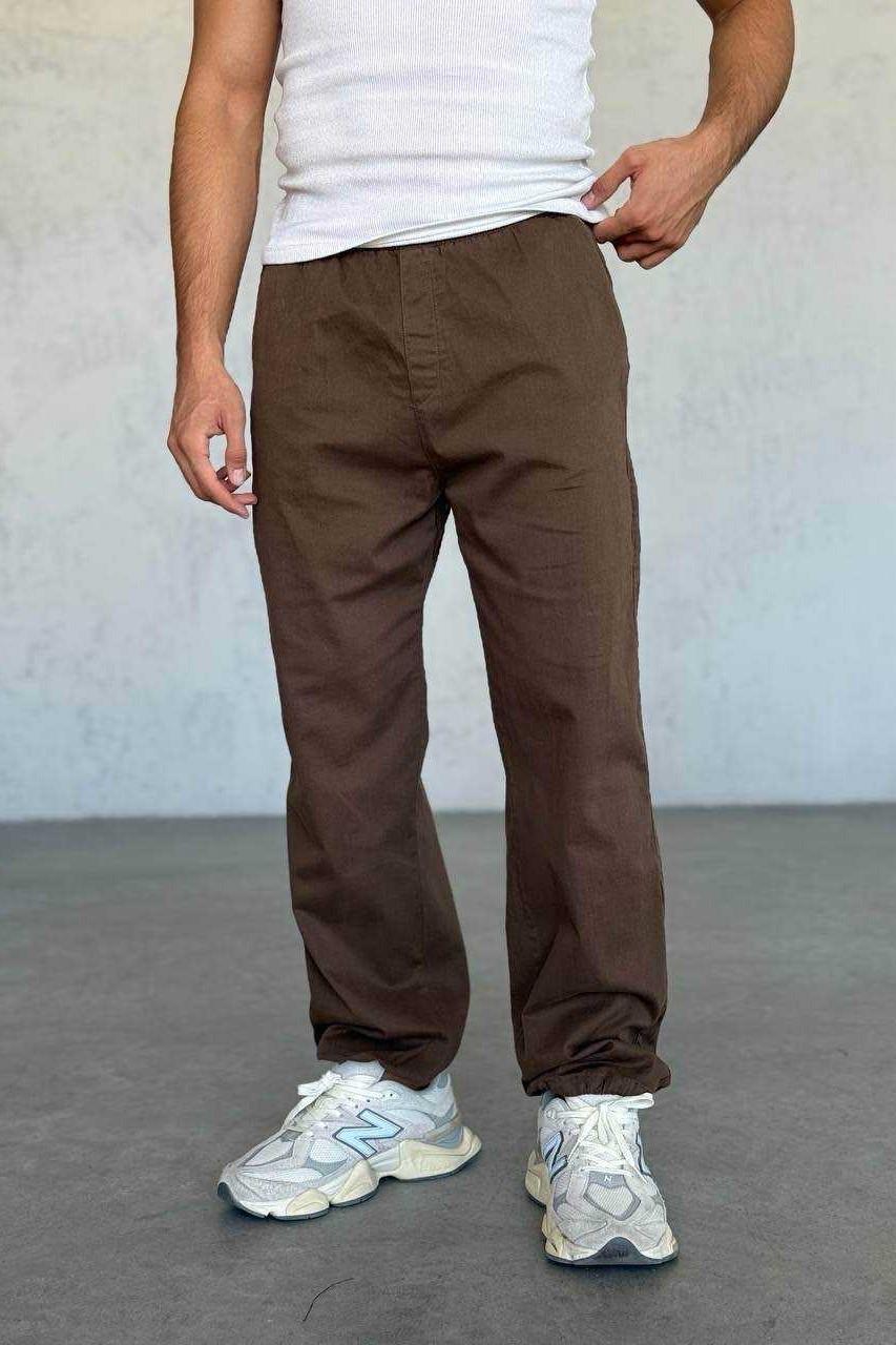 Wholesale Men's Brown Baggy Pants 1504W26-PNT5078