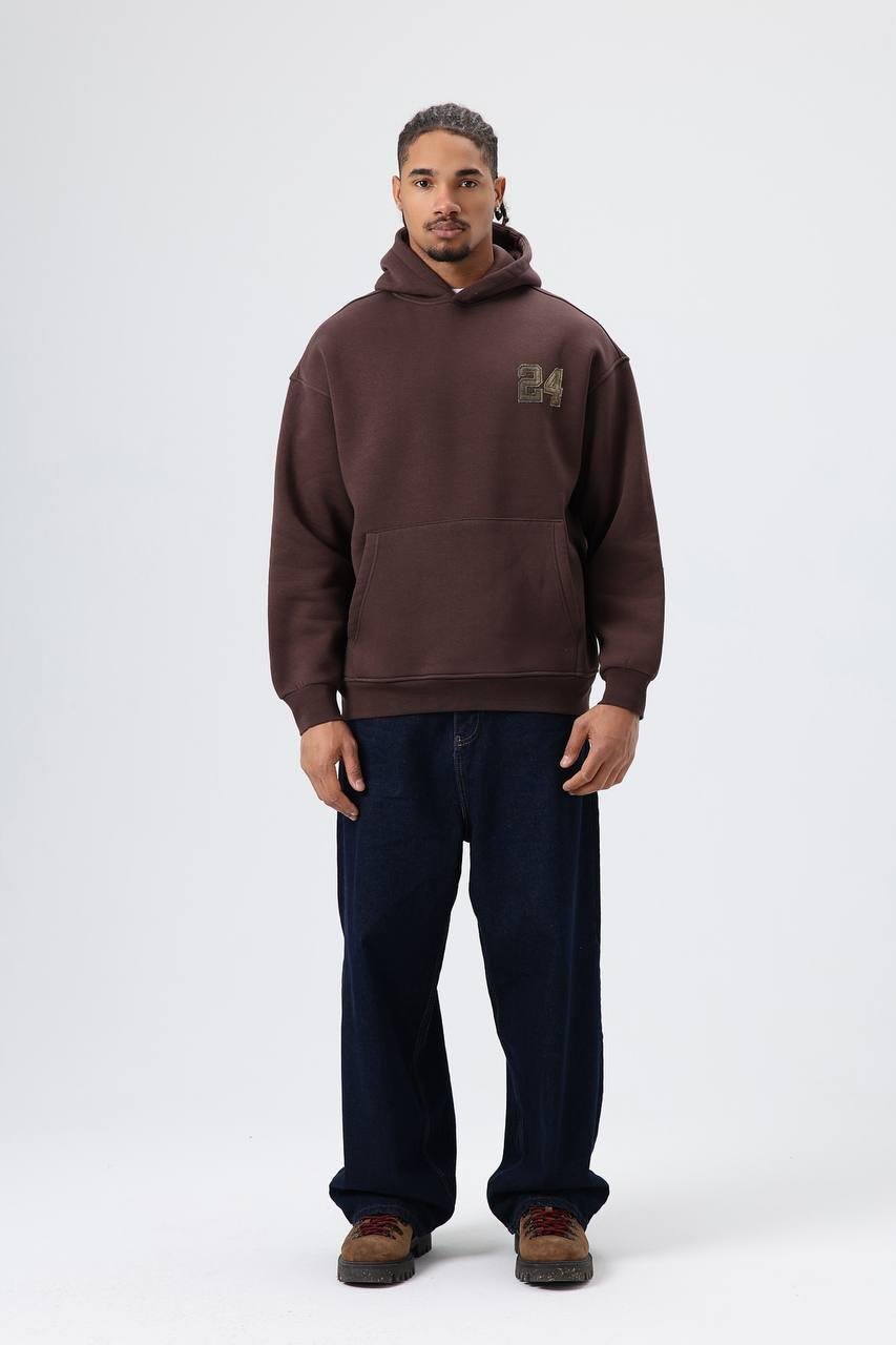 Wholesale Men's Brown Hoodie 1605W26-E71-110