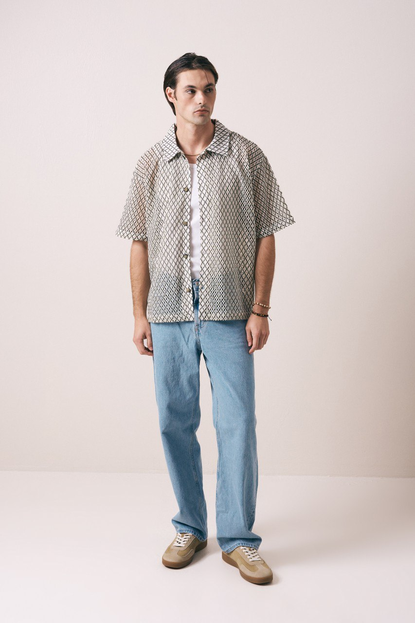 Wholesale Men's Brown Shirt 1609W26-6372