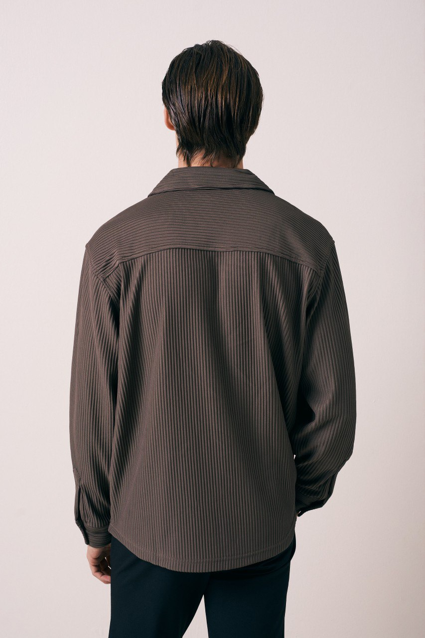 Wholesale Men's Brown Shirt 1609W26-8517 