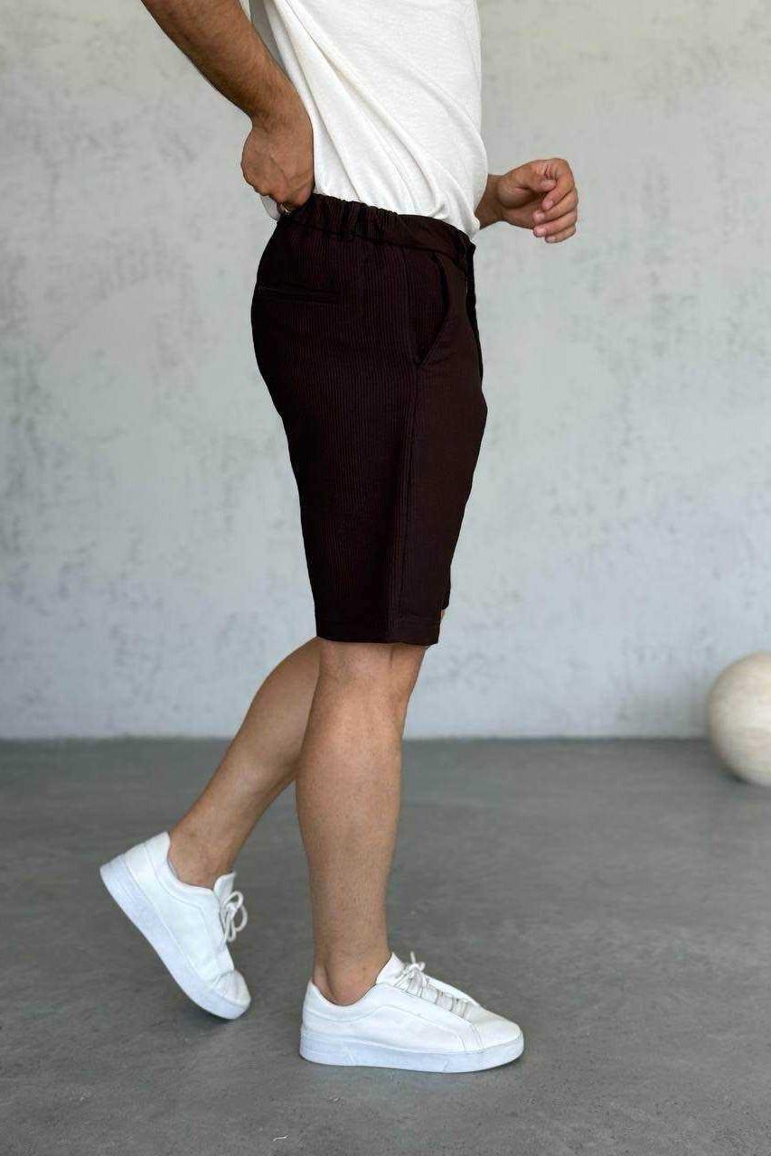 Wholesale Men's Brown Shorts 1504W26-PNT5080