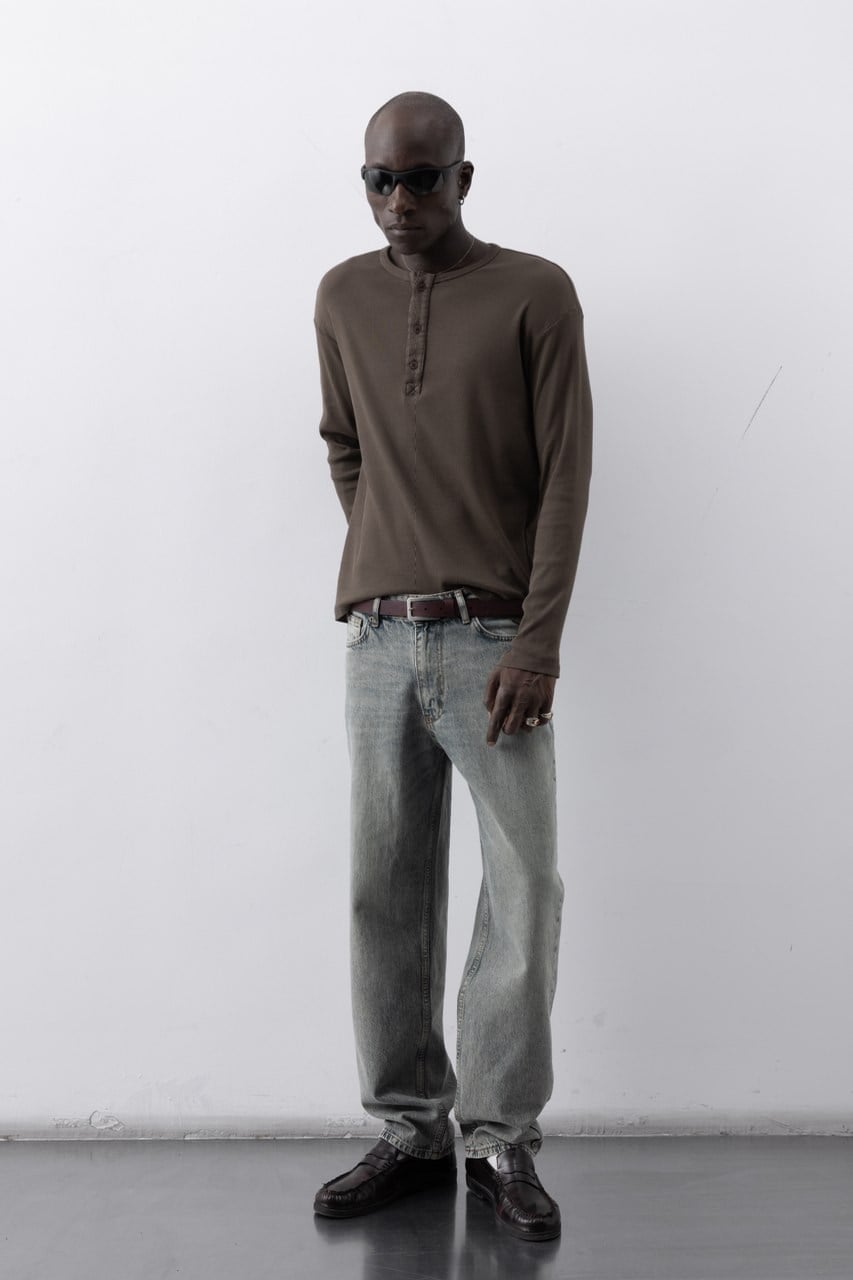 Wholesale Men's Brown Sweater 1503FW27-MRT-27104