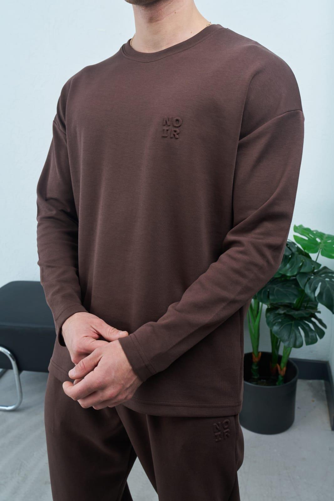 Wholesale Men's Brown Sweatshirt 1601FW26-2613