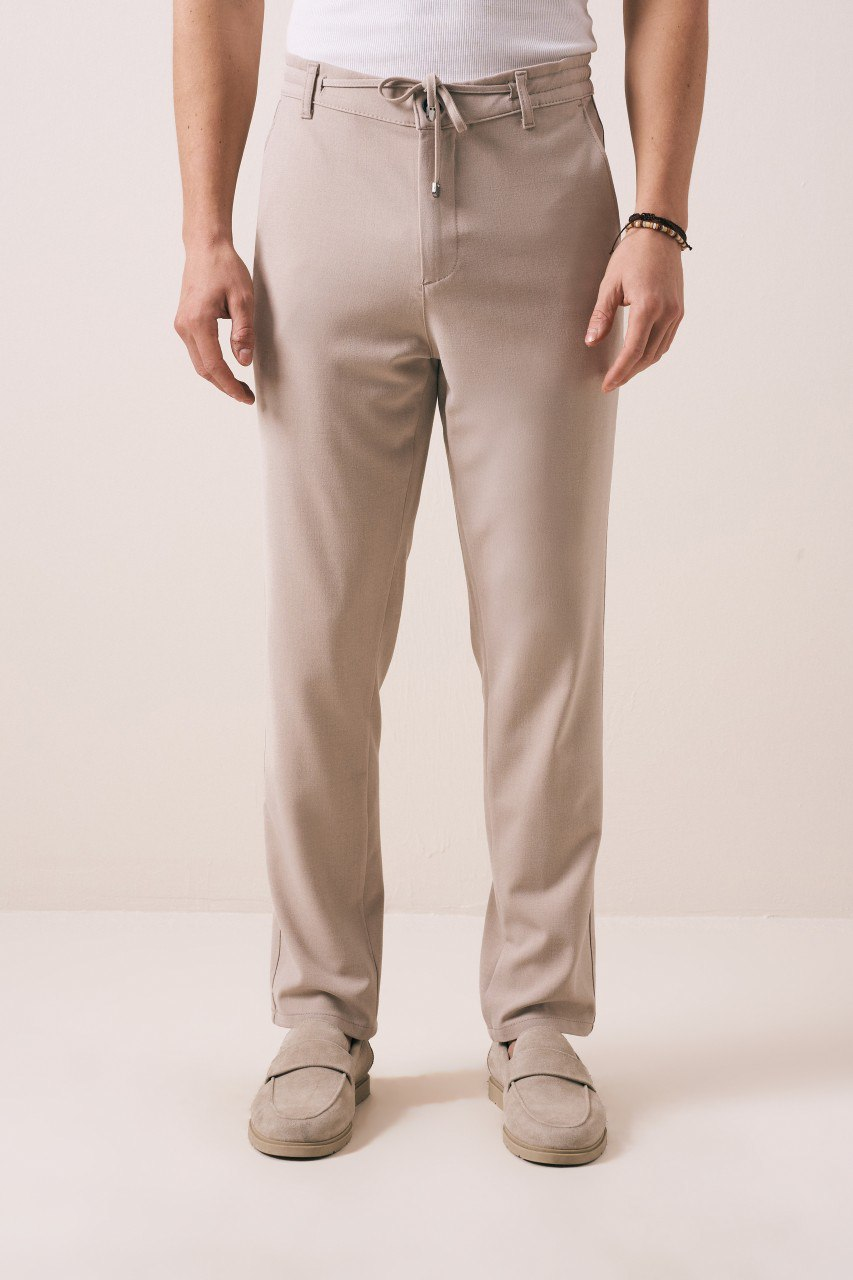 Wholesale Men's Cream Pants 1609W26-8521 