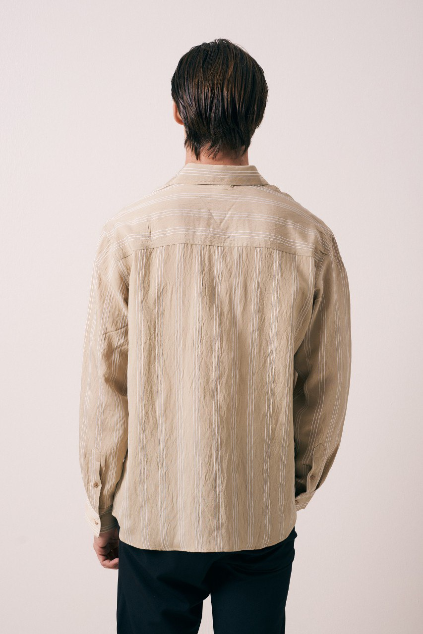 Wholesale Men's Cream Shirt 1609W26-6393 