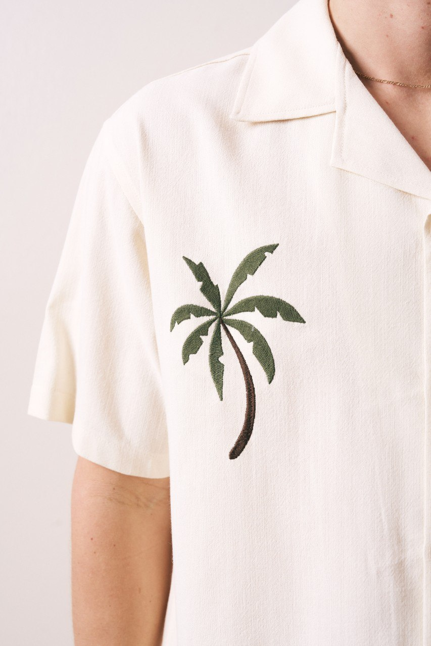 Wholesale Men's Cream Shirt 1609W26-6385 