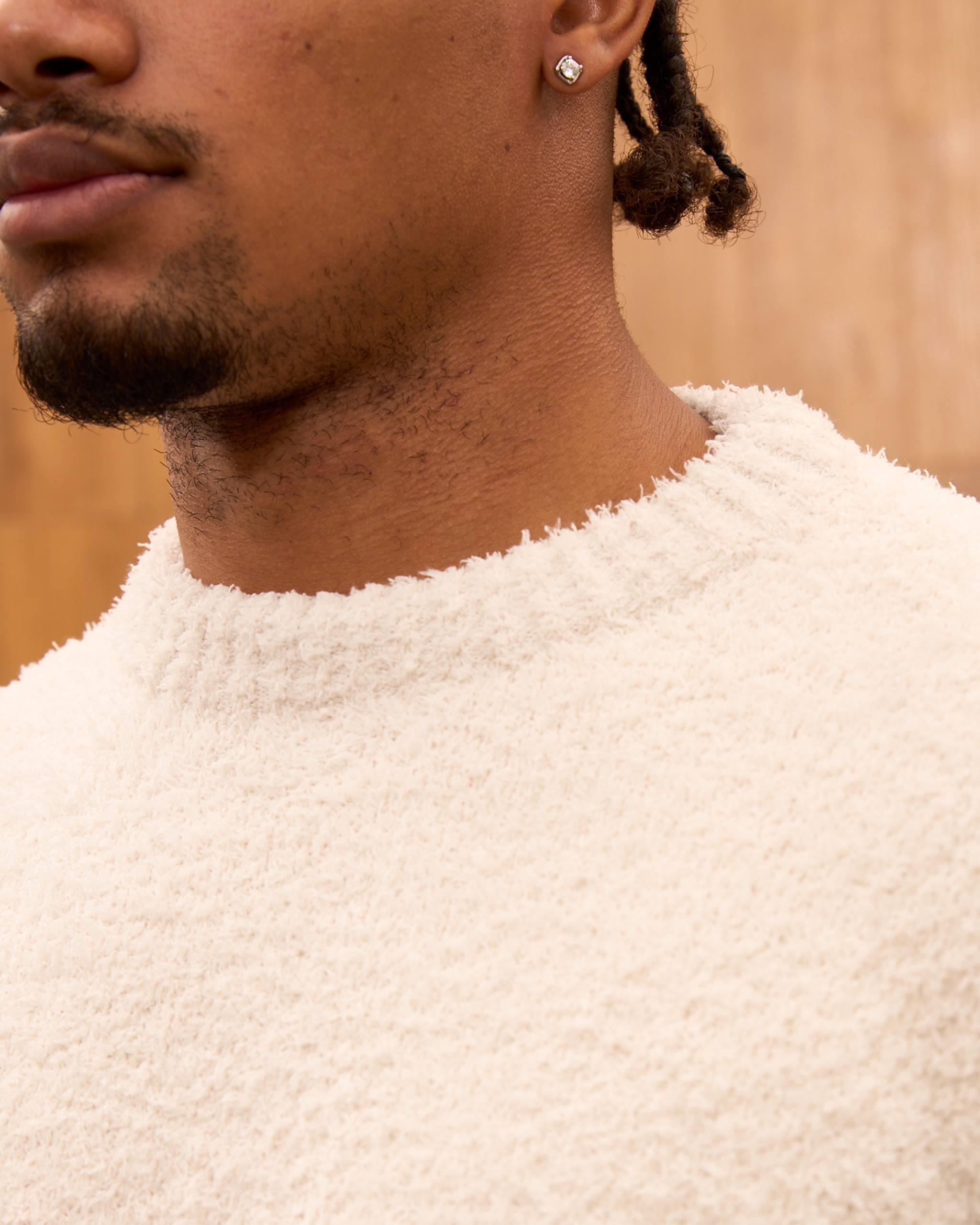 Wholesale Men's Cream Sweater 1603W26-25TK-021