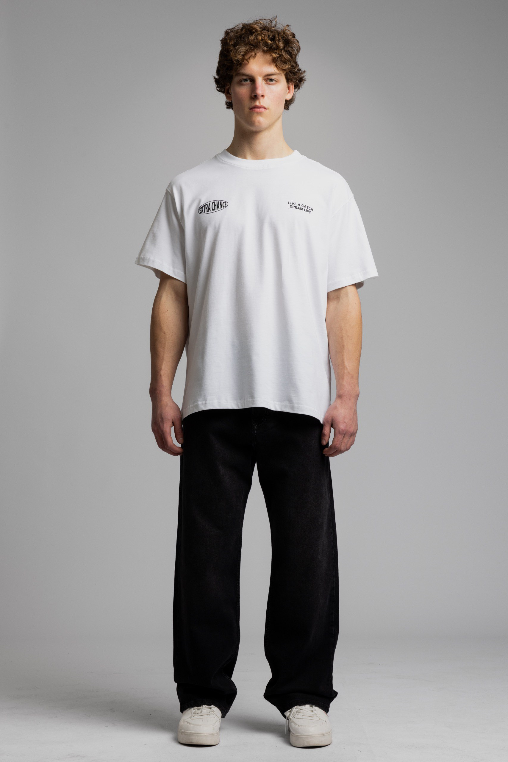 Wholesale Men's Ecru Basic T-shirt 1503W26-MRT-26005