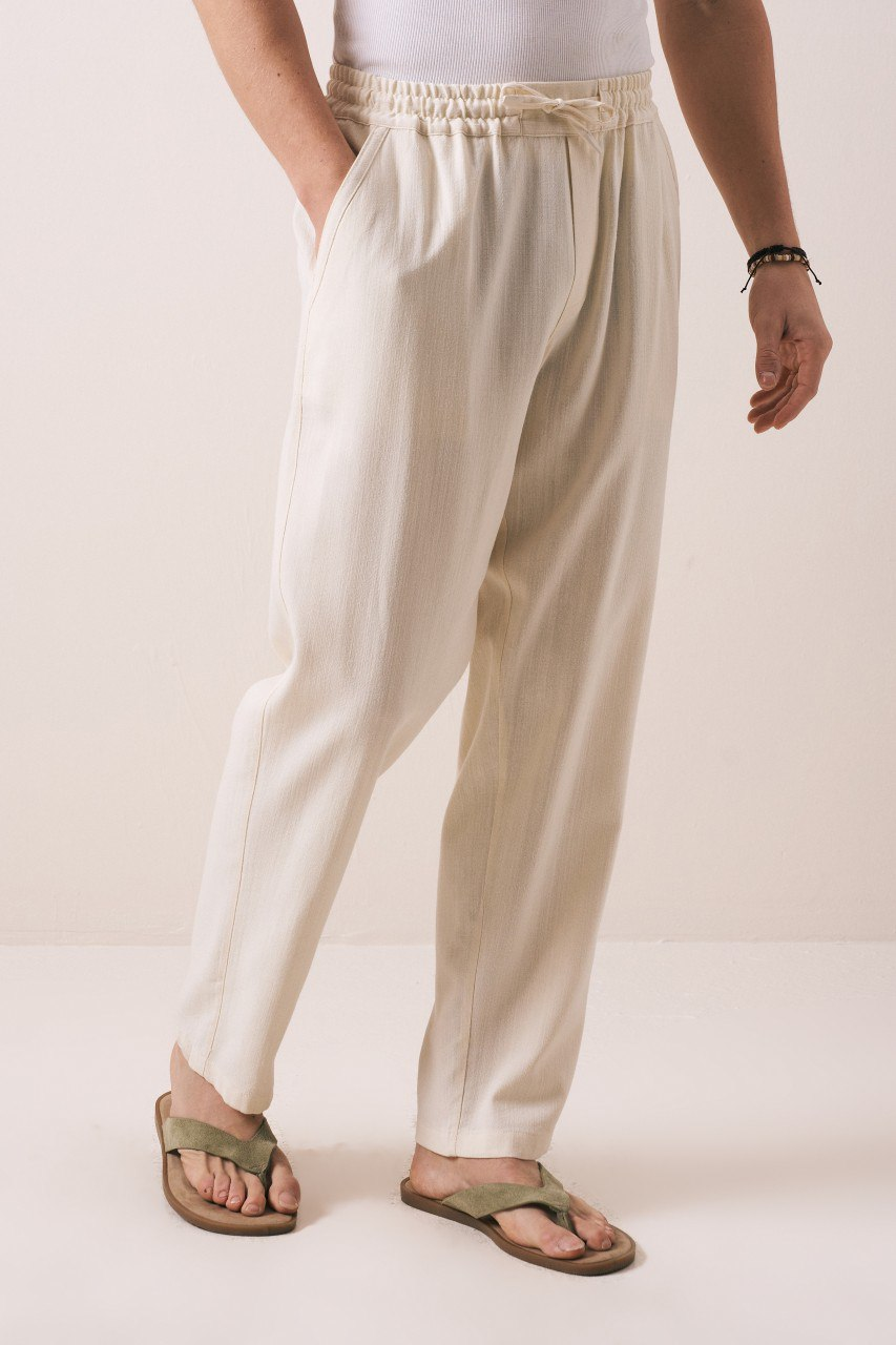 Wholesale Men's Ecru Pants 1609W26-8523 