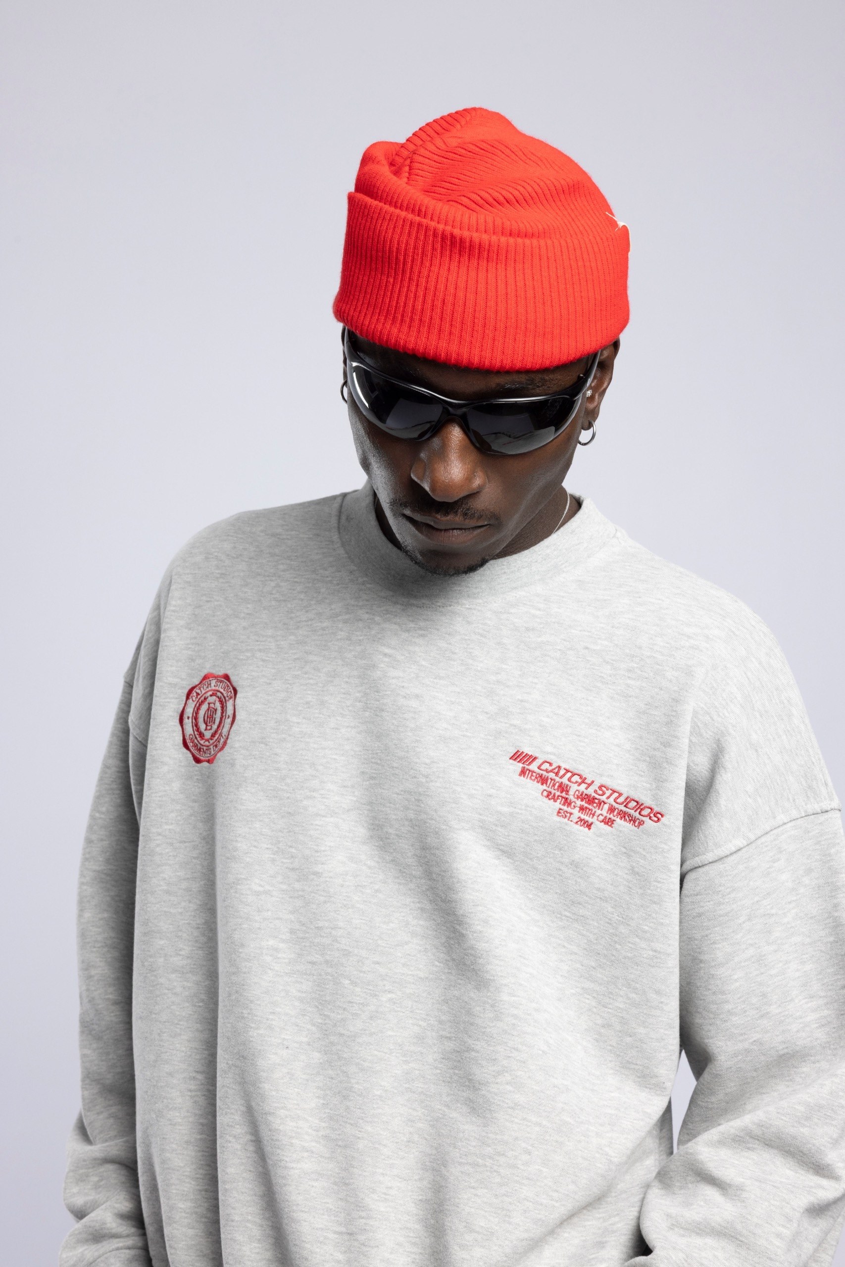 Wholesale Men's Ecru Printed Sweatshirt  1503FW27-MRT-4643
