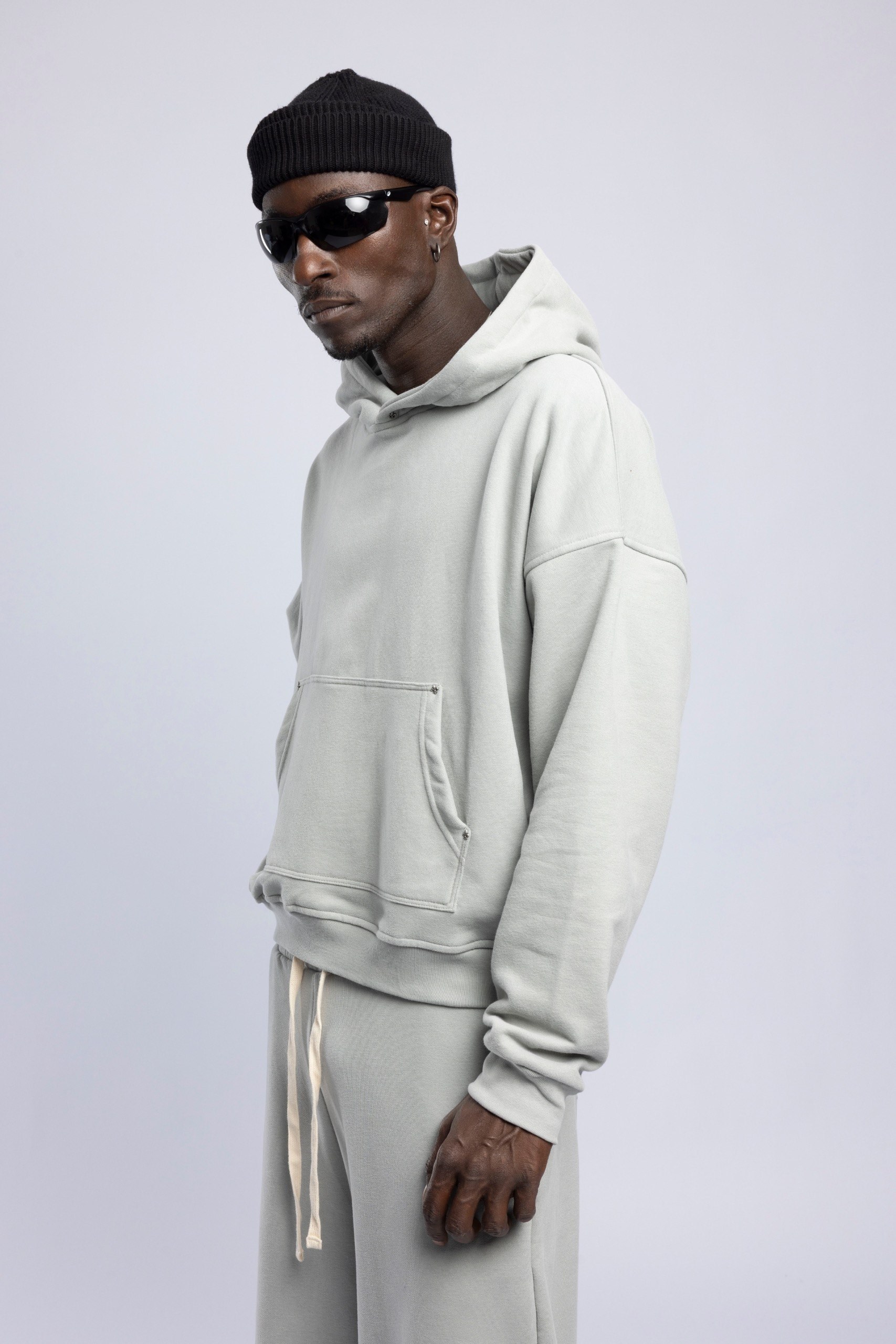 Wholesale Men's Ecru Sweatshirt  1503FW27-MRT-4646