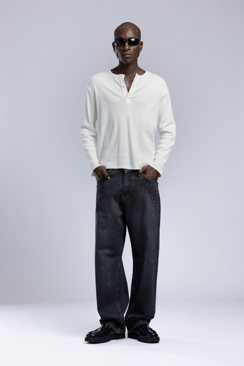 Wholesale Men's Ecru Sweatshirt  1503FW27-MRT-27103