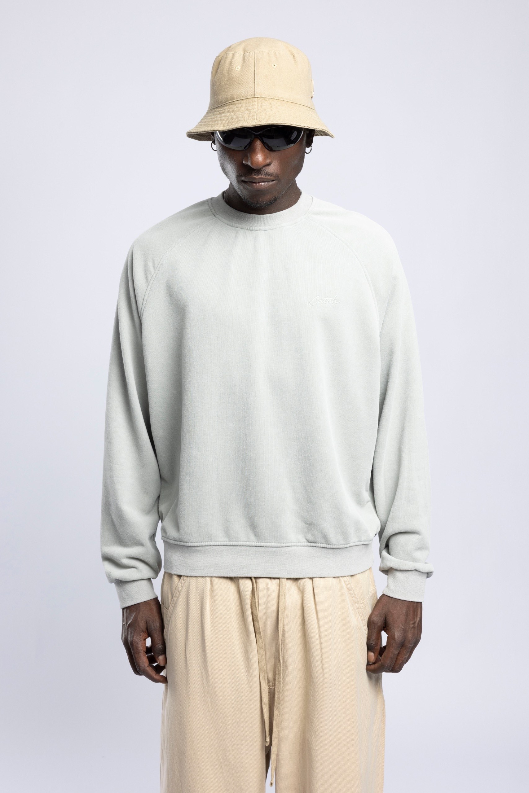 Wholesale Men's Ecru Sweatshirt  1503FW27-MRT-4638