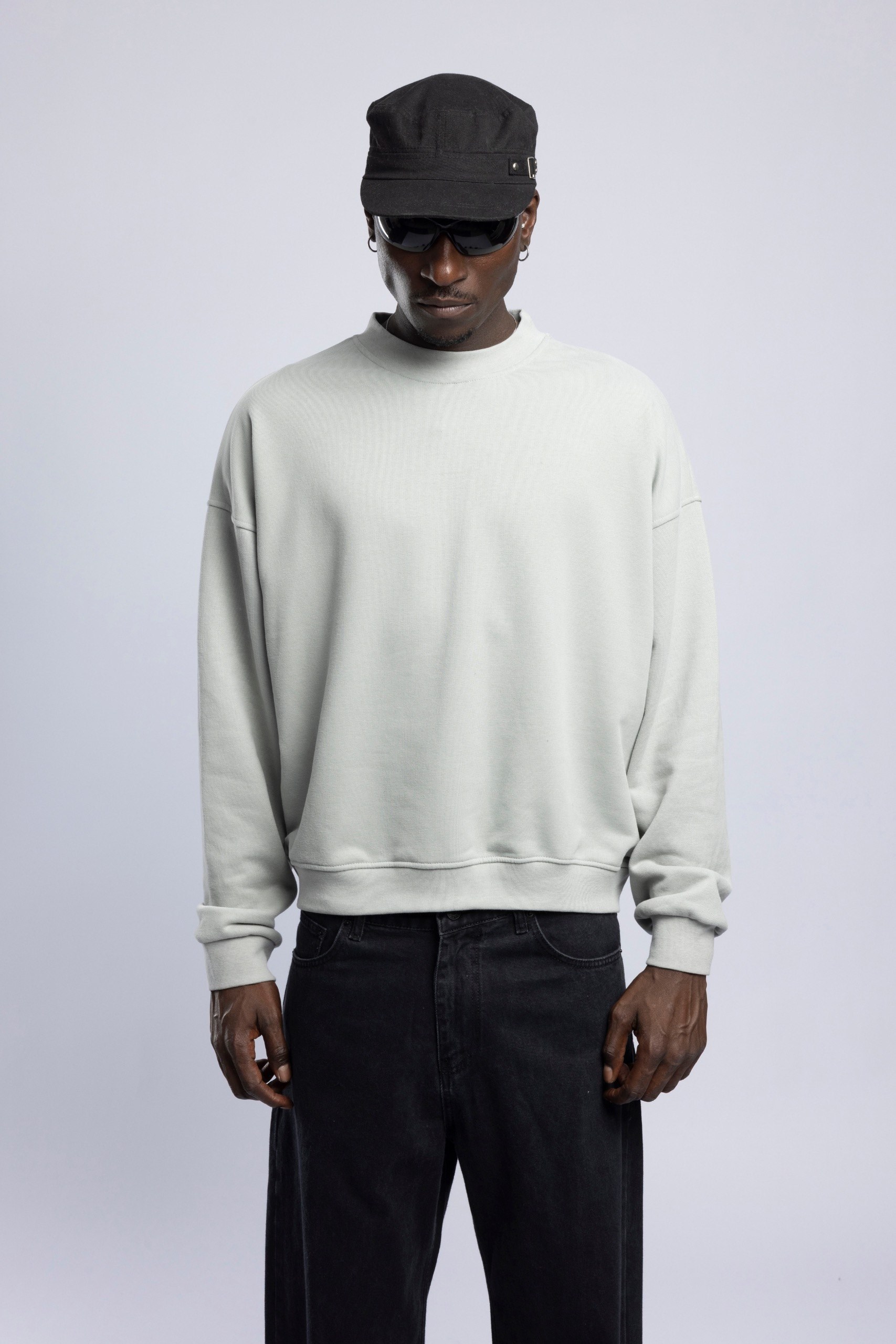 Wholesale Men's Ecru Sweatshirt  1503FW27-MRT-4644