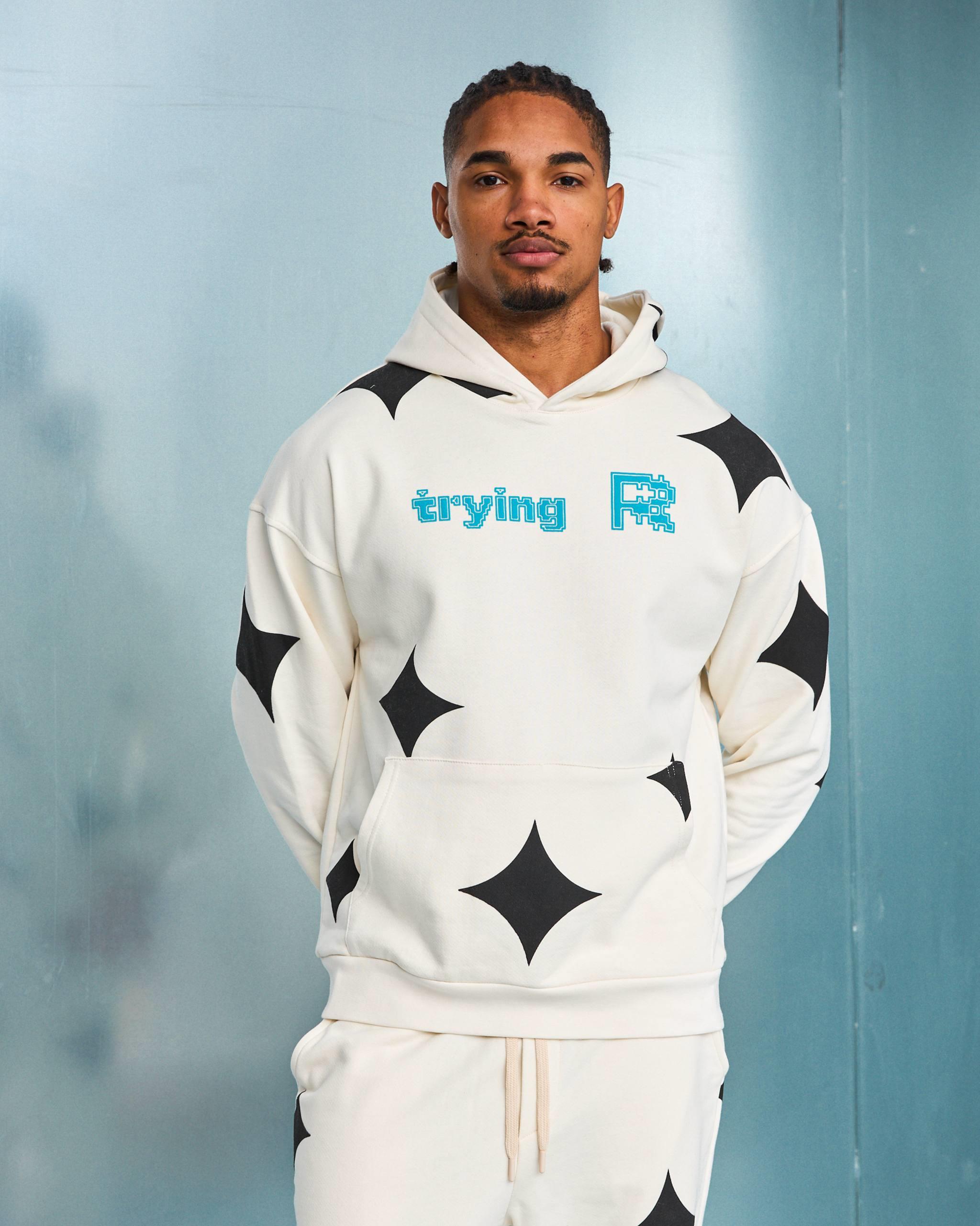 Wholesale Men's Ecru Tracksuit 1603W26-25-K047