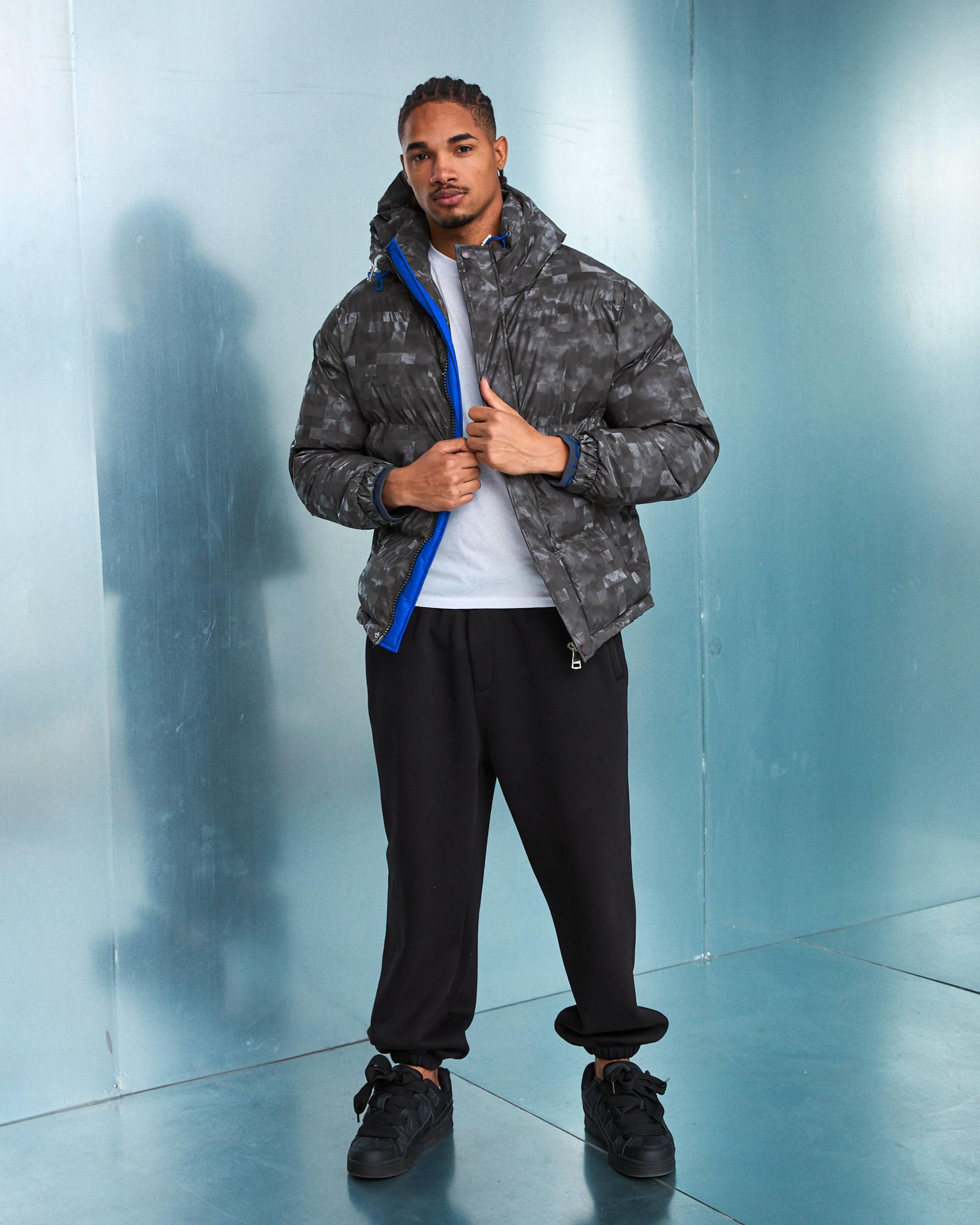 Wholesale Men's Gray Coat  1603W26-M1077