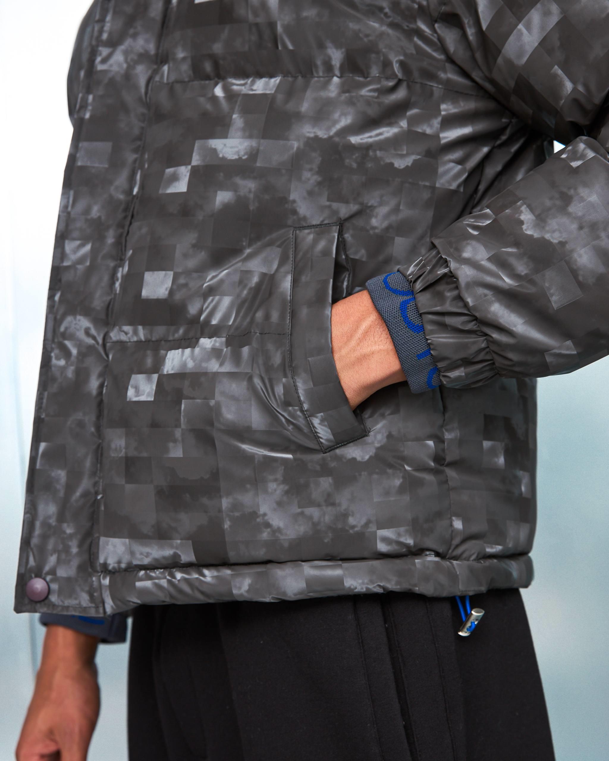 Wholesale Men's Gray Coat  1603W26-M1077