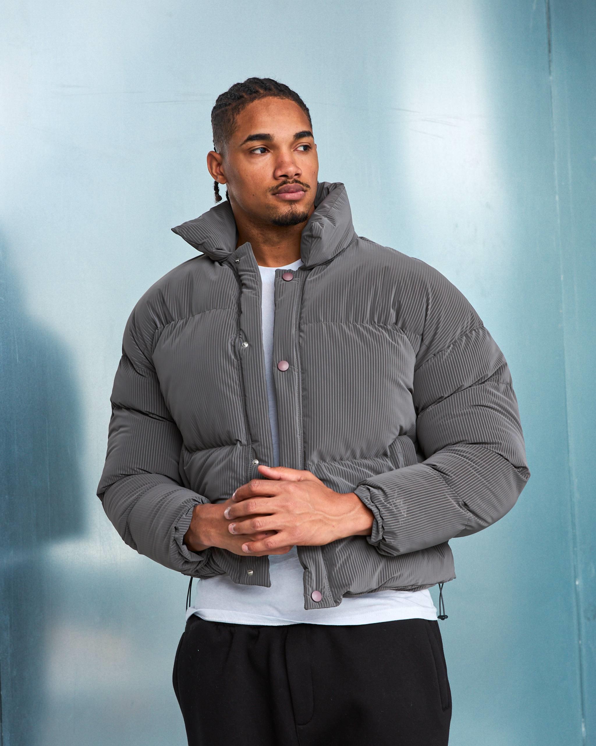 Wholesale Men's Gray Coat 1603W26-M1078
