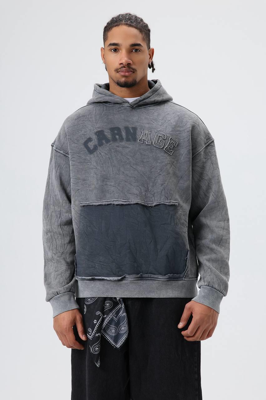 Wholesale Men's Gray Hoodie 1605W26-E71-101