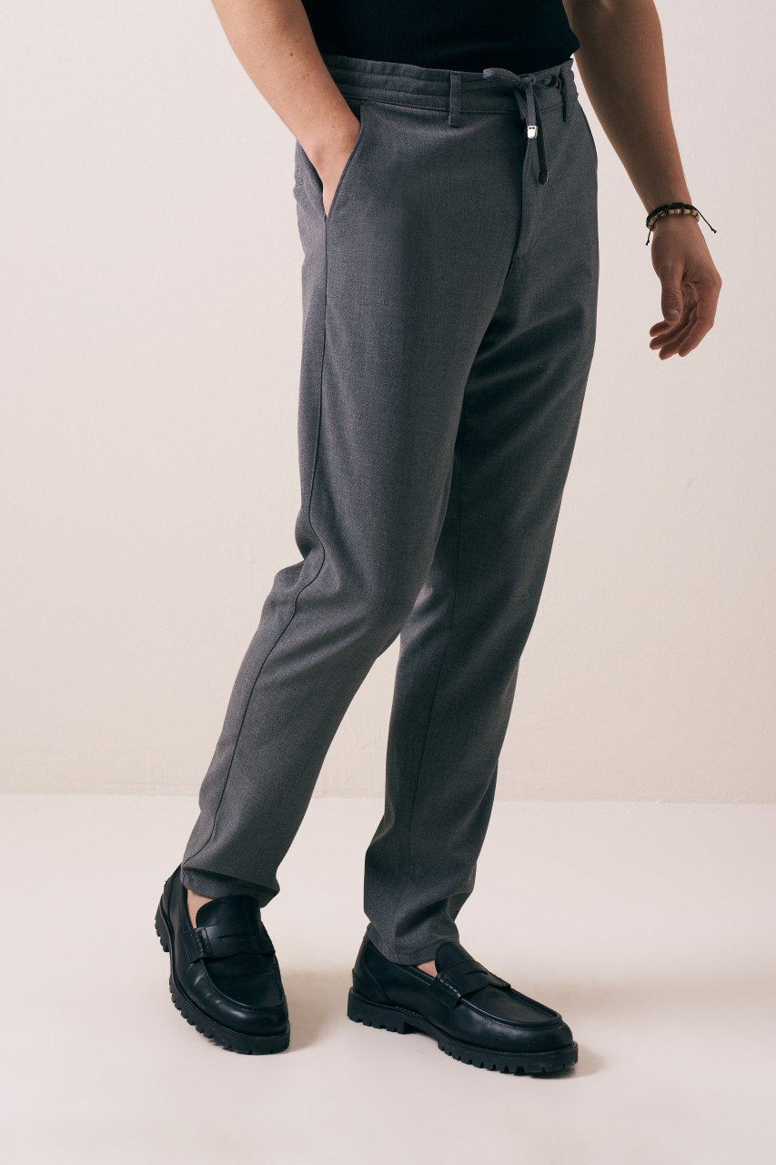 Wholesale Men's Gray Pants 1609W26-8521 