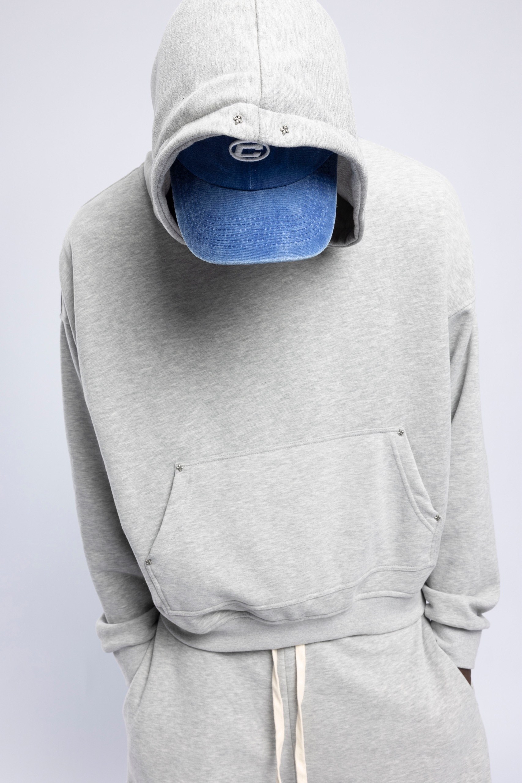 Wholesale Men's Gray Sweatshirt  1503FW27-MRT-4646