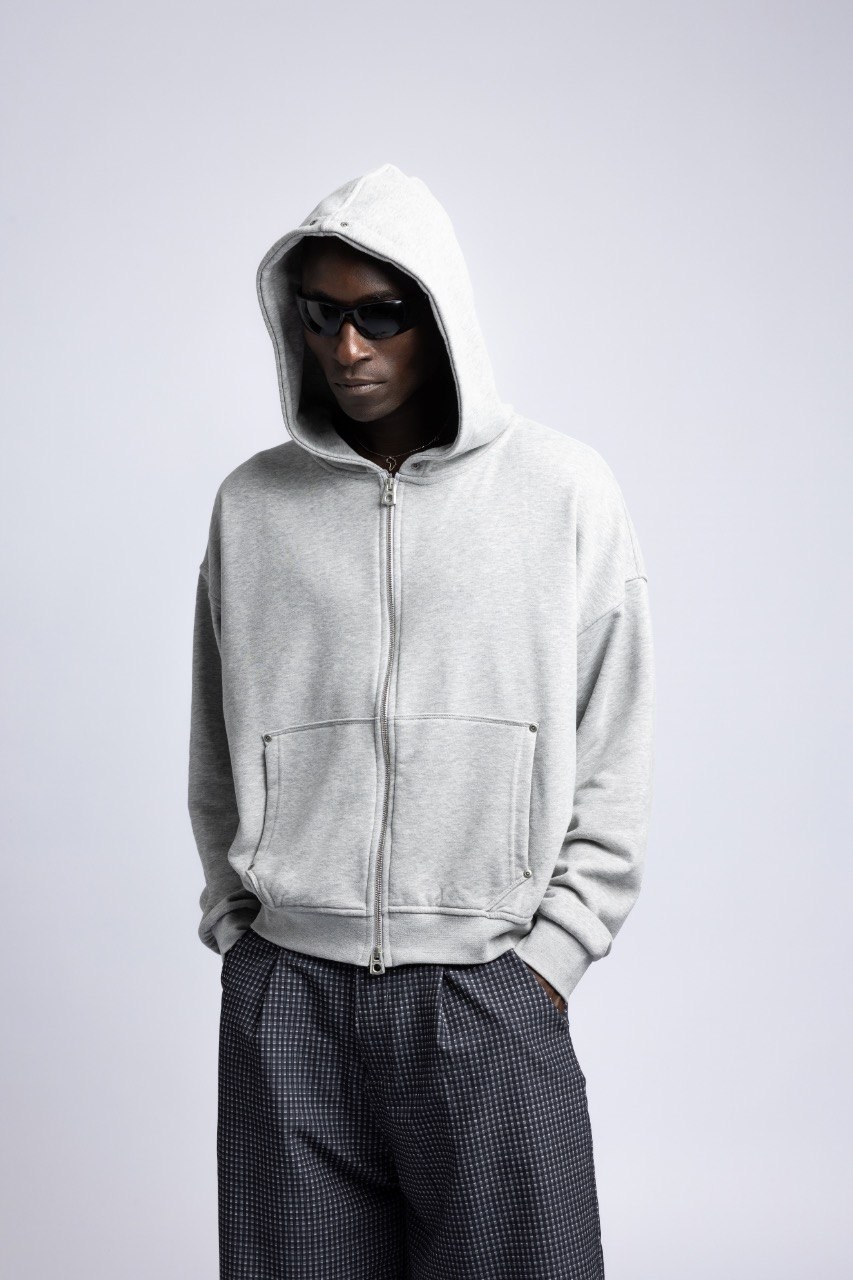 Wholesale Men's Gray Sweatshirt  1503FW27-MRT-4647
