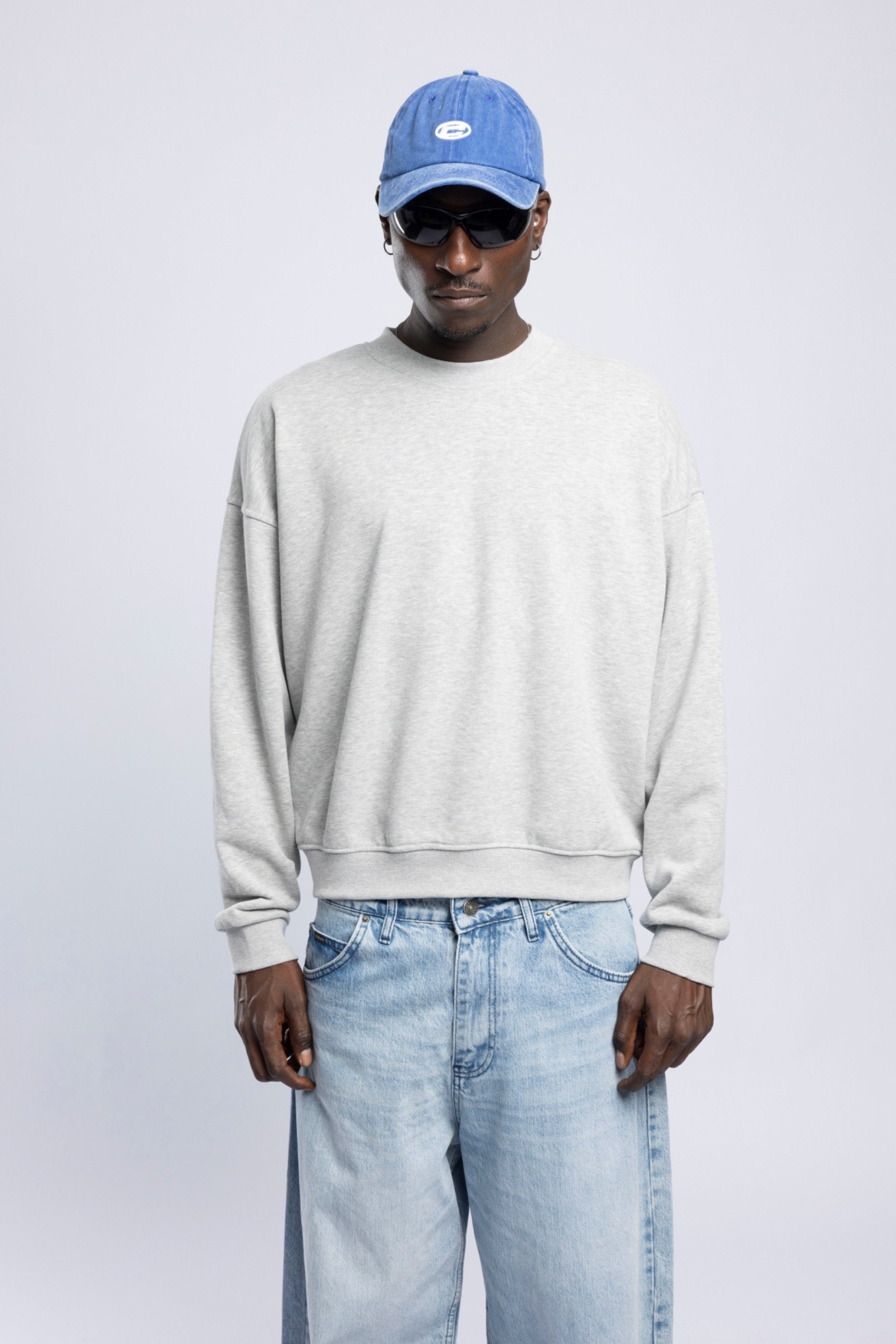 Wholesale Men's Gray Sweatshirt  1503FW27-MRT-4644