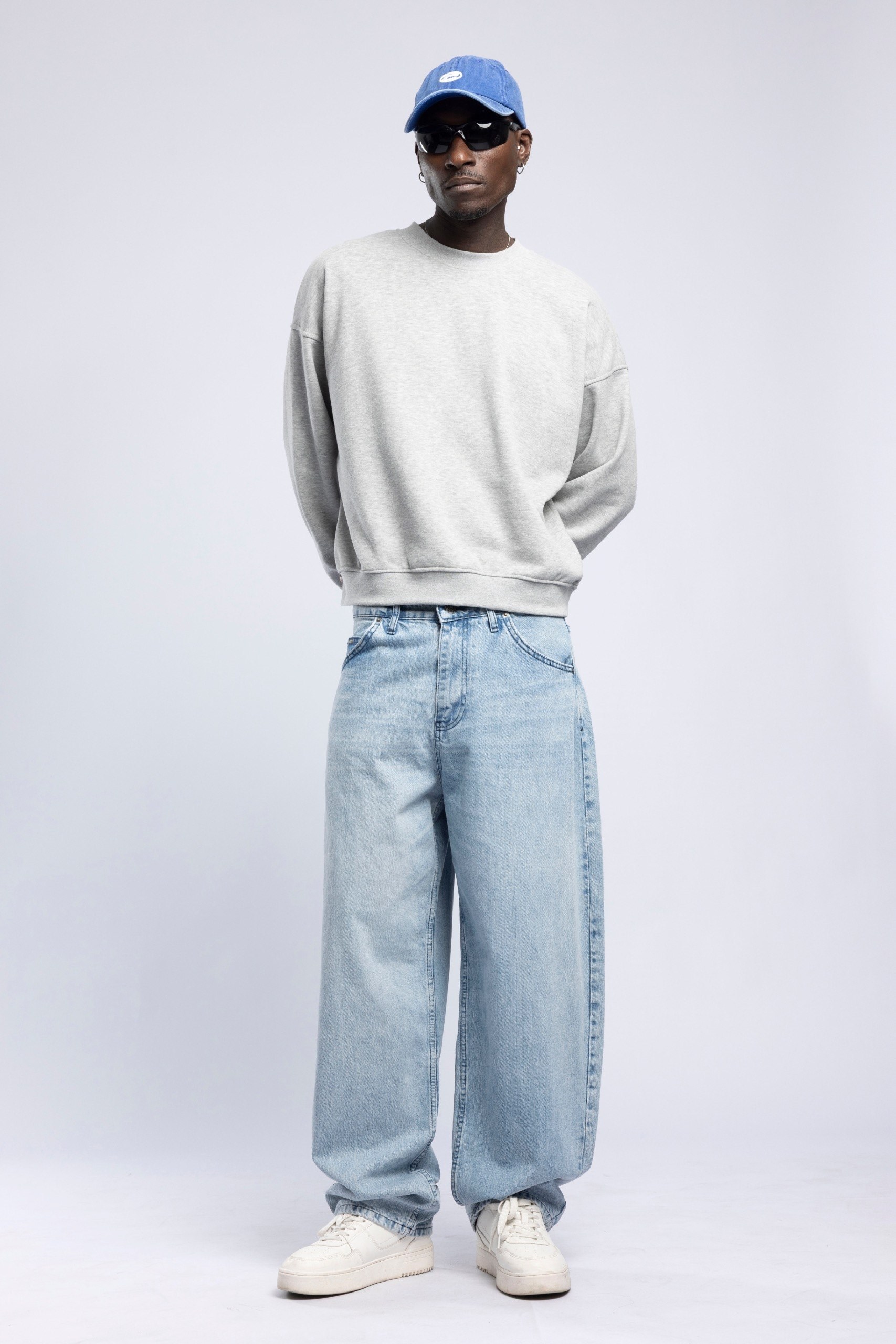 Wholesale Men's Gray Sweatshirt  1503FW27-MRT-4644