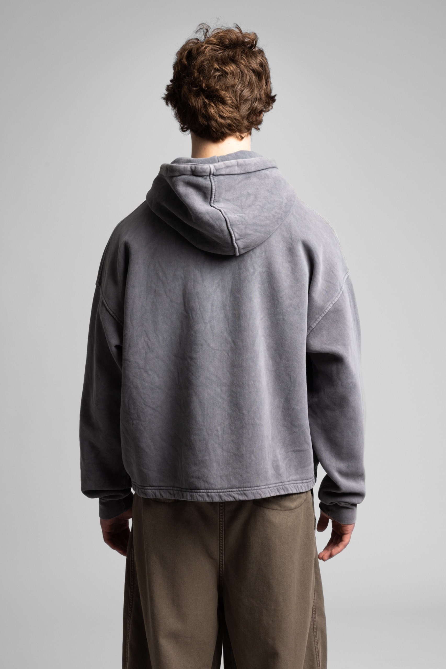 Wholesale Men's Gray Washed Sweatshirt  1503FW27-MRT-4622