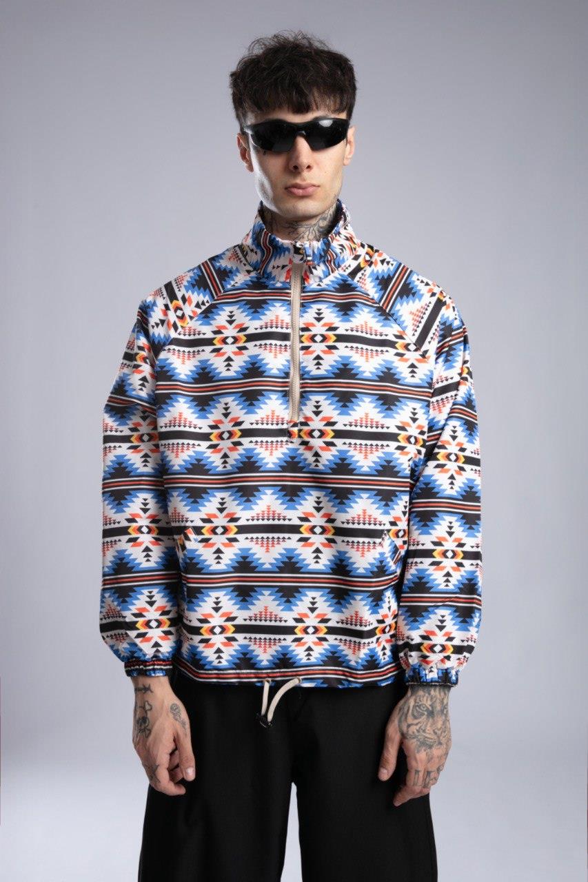 Wholesale Men's Indigo Rain Coat 1503W26-TA-2312