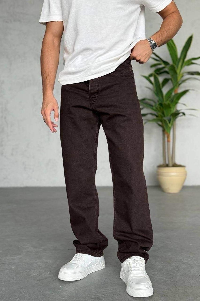 Wholesale Men's Khaki Baggy Jeans 1504W26-PNT3258